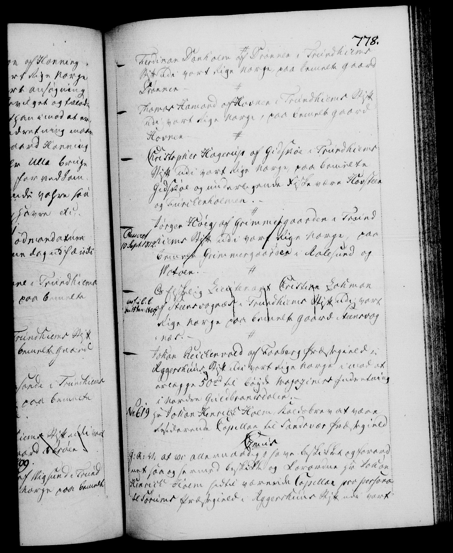 Danske Kanselli 1572-1799, AV/RA-EA-3023/F/Fc/Fca/Fcaa/L0053: Norske registre, 1790-1791, p. 778a