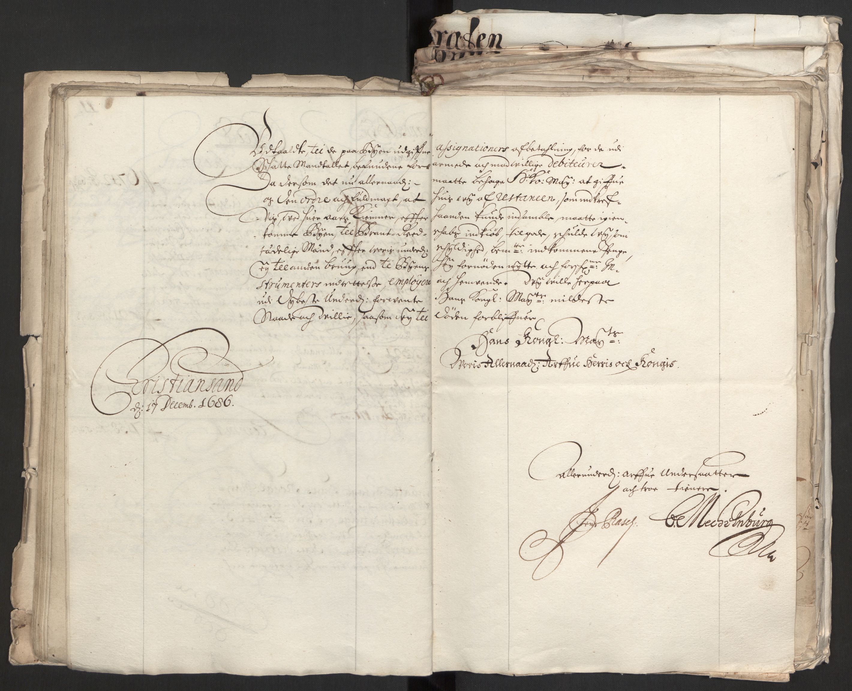 Rentekammeret inntil 1814, Reviderte regnskaper, Byregnskaper, RA/EA-4066/R/Rm/L0258: [M1] Kontribusjonsregnskap, 1664-1700, p. 42