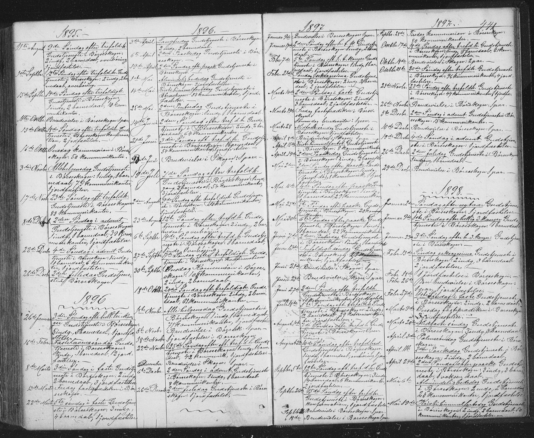 Ministerialprotokoller, klokkerbøker og fødselsregistre - Sør-Trøndelag, SAT/A-1456/667/L0798: Parish register (copy) no. 667C03, 1867-1929, p. 441