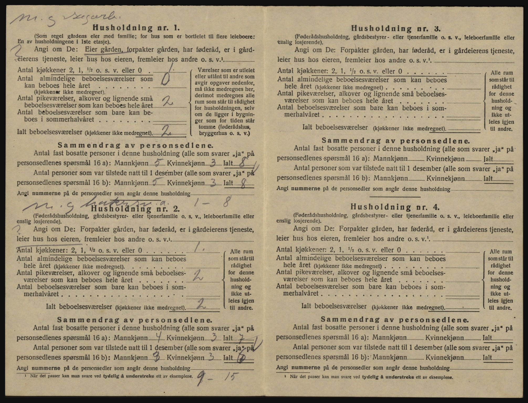 SAO, 1920 census for Glemmen, 1920, p. 1572