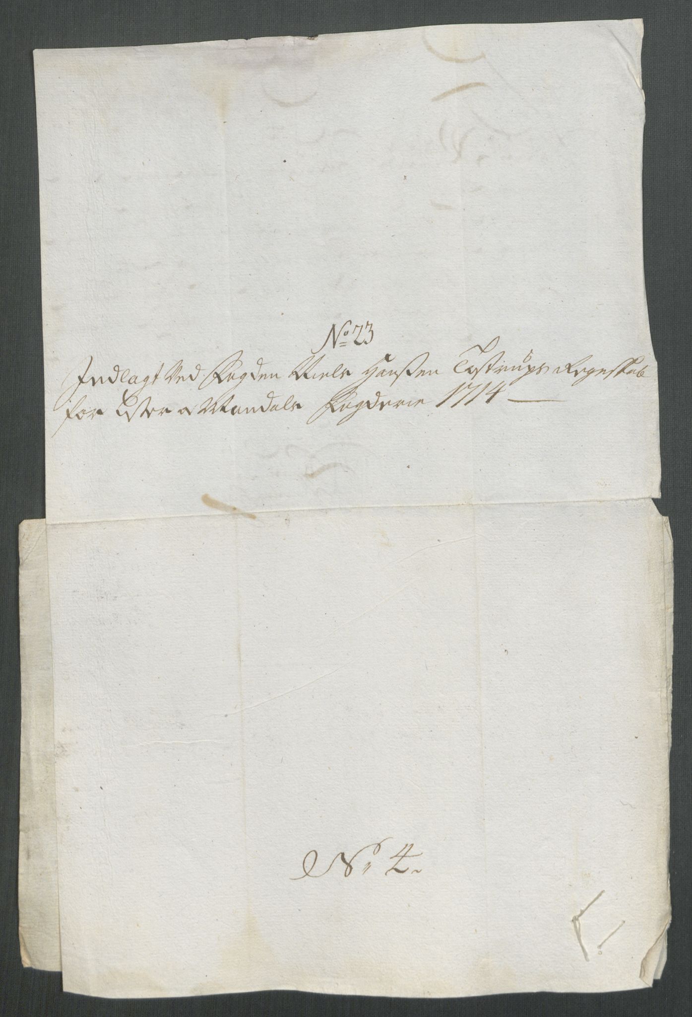 Rentekammeret inntil 1814, Reviderte regnskaper, Fogderegnskap, RA/EA-4092/R43/L2558: Fogderegnskap Lista og Mandal, 1714, p. 136