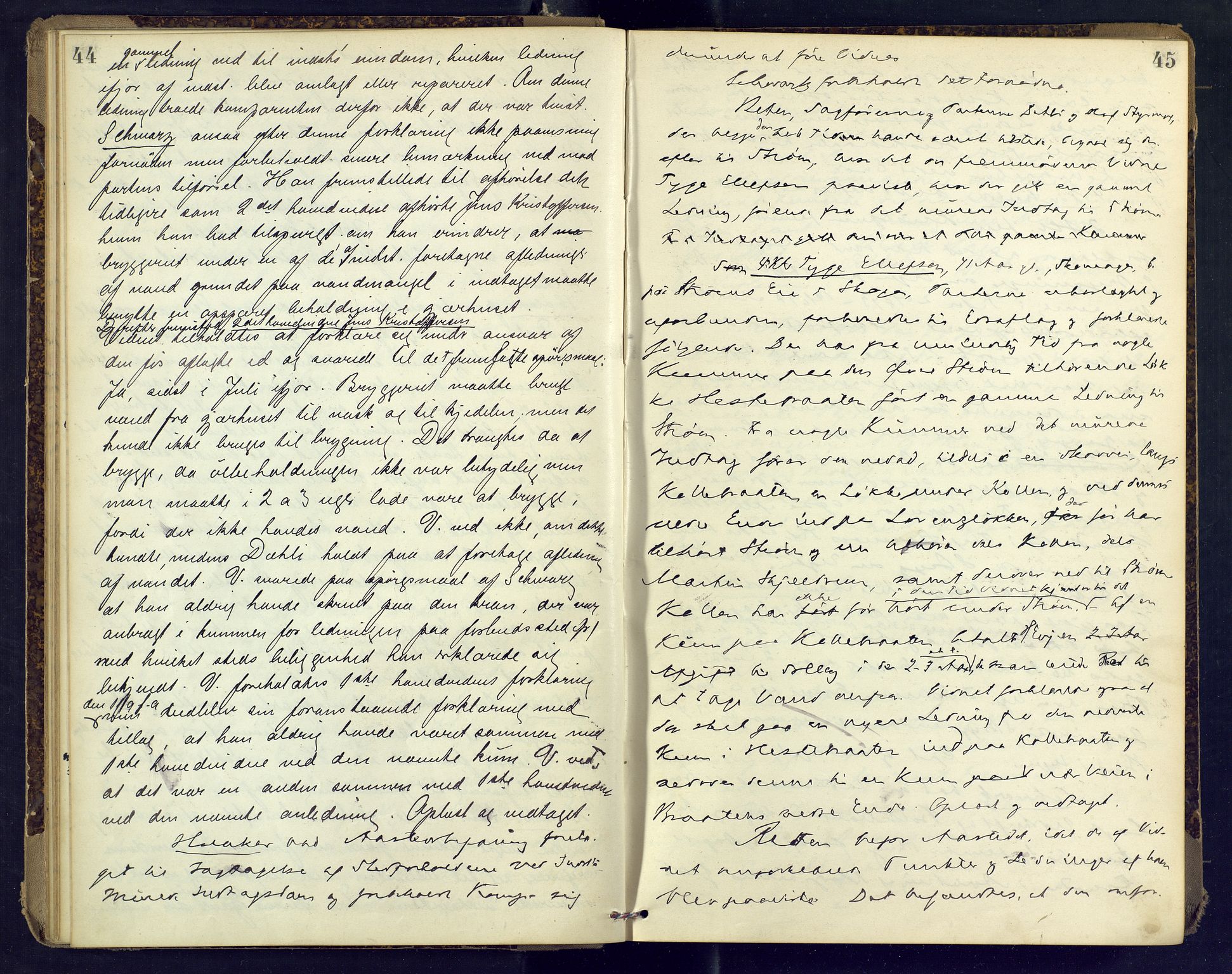 Nordre Jarlsberg sorenskriveri, AV/SAKO-A-80/F/Fb/Fba/L0030: Ekstrarettsprotokoll, 1899-1904, p. 44-45