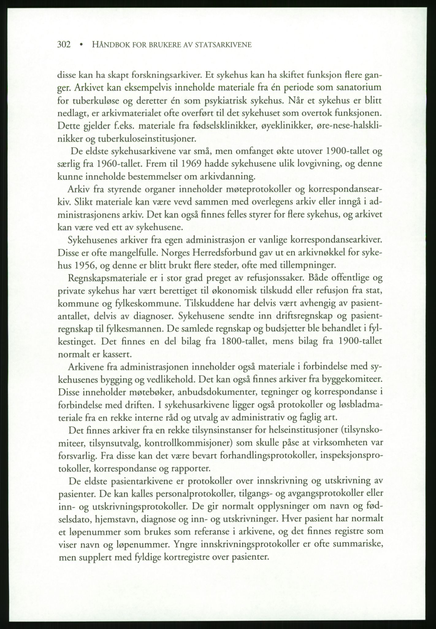 Publikasjoner utgitt av Arkivverket, PUBL/PUBL-001/B/0019: Liv Mykland: Håndbok for brukere av statsarkivene (2005), 2005, p. 302