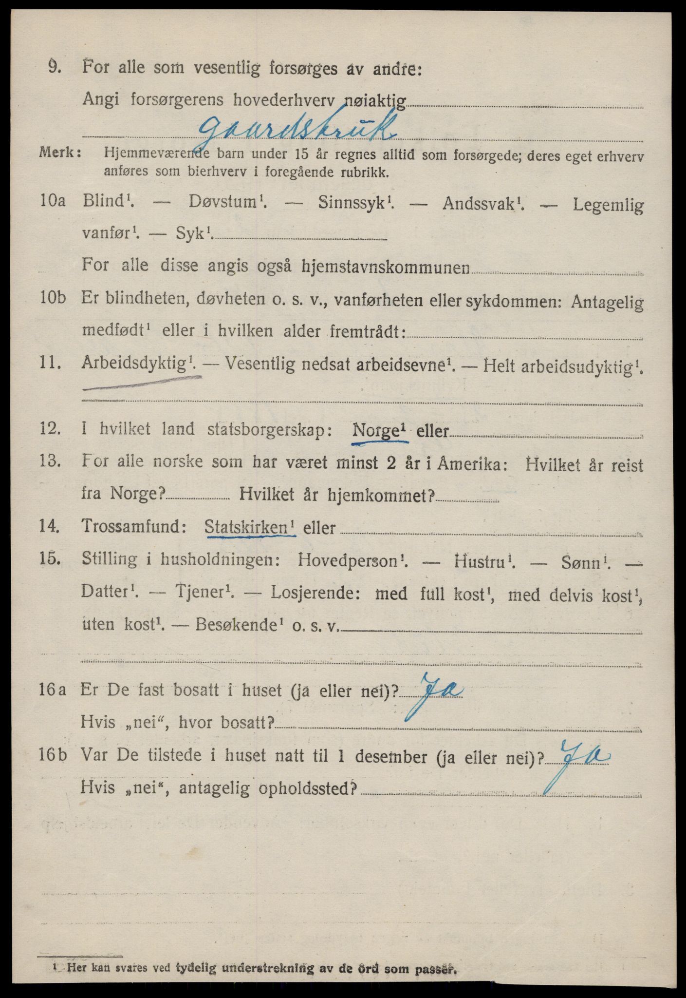 SAT, 1920 census for Gjemnes, 1920, p. 727