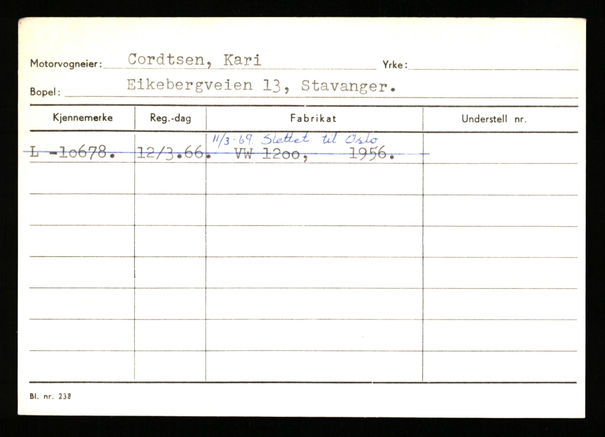 Stavanger trafikkstasjon, SAST/A-101942/0/H/L0005: Bue - Dahlstrøm, 1930-1971, p. 2221