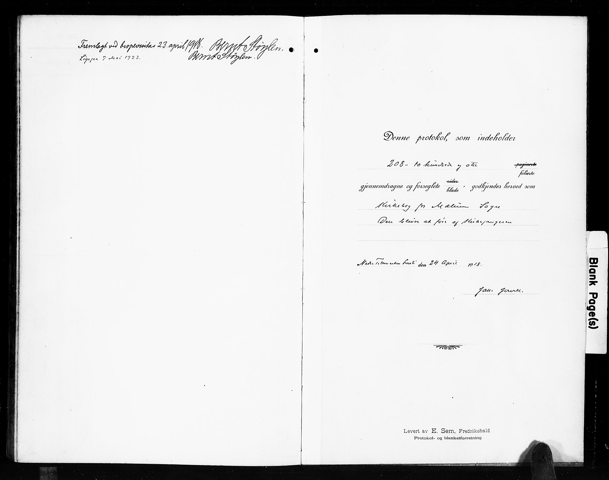 Solum kirkebøker, AV/SAKO-A-306/G/Gb/L0006: Parish register (copy) no. II 6, 1915-1927