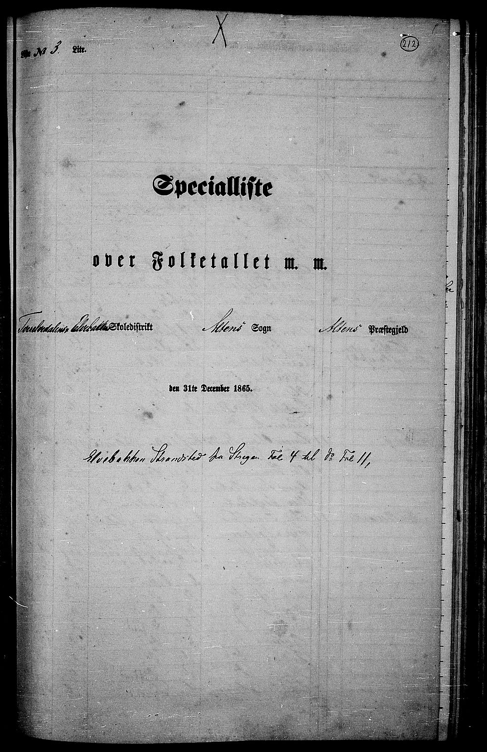 RA, 1865 census for Alta, 1865, p. 41
