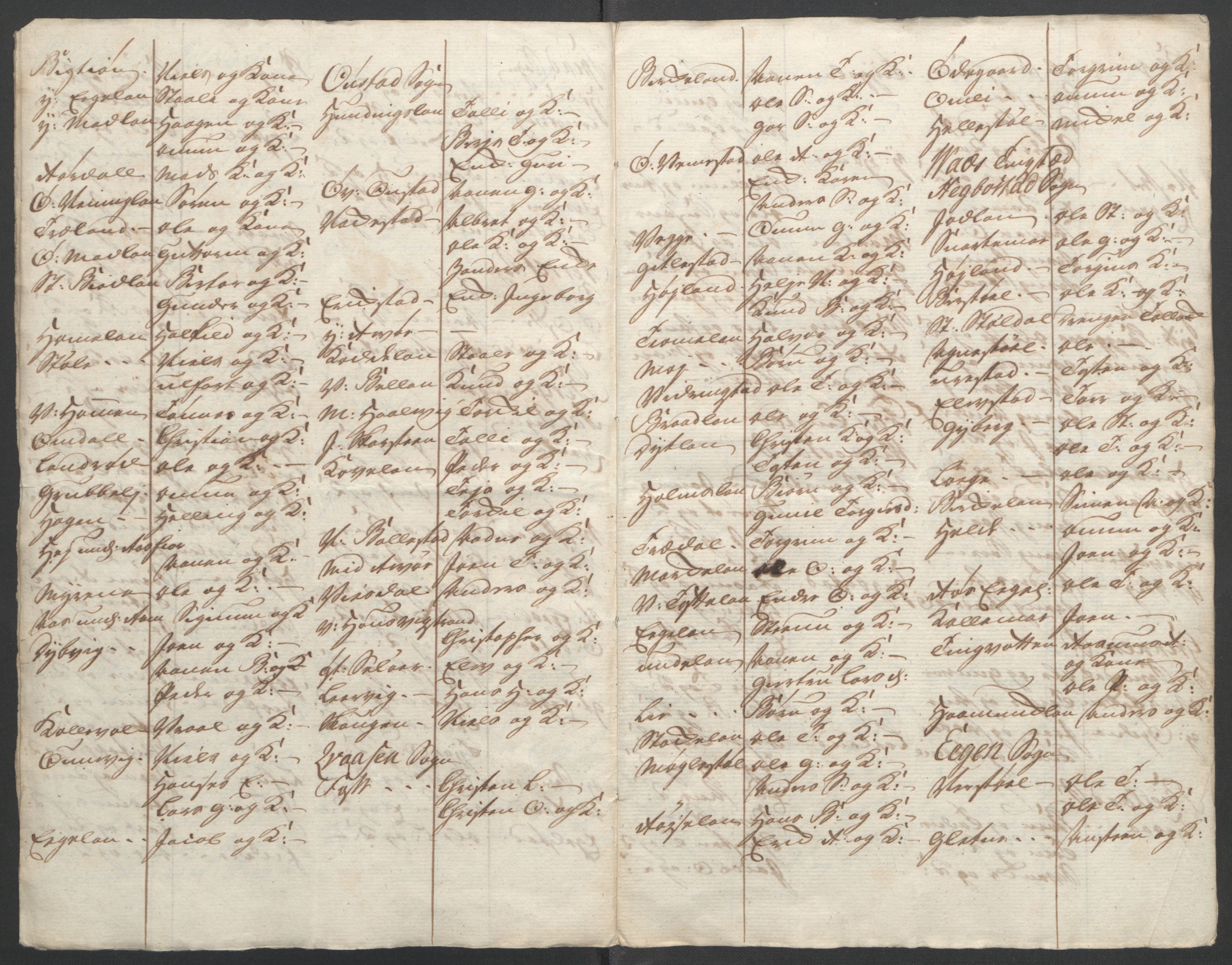 Rentekammeret inntil 1814, Reviderte regnskaper, Fogderegnskap, AV/RA-EA-4092/R45/L2704: Ekstraskatten Lista og Mandal, 1762-1768, p. 313