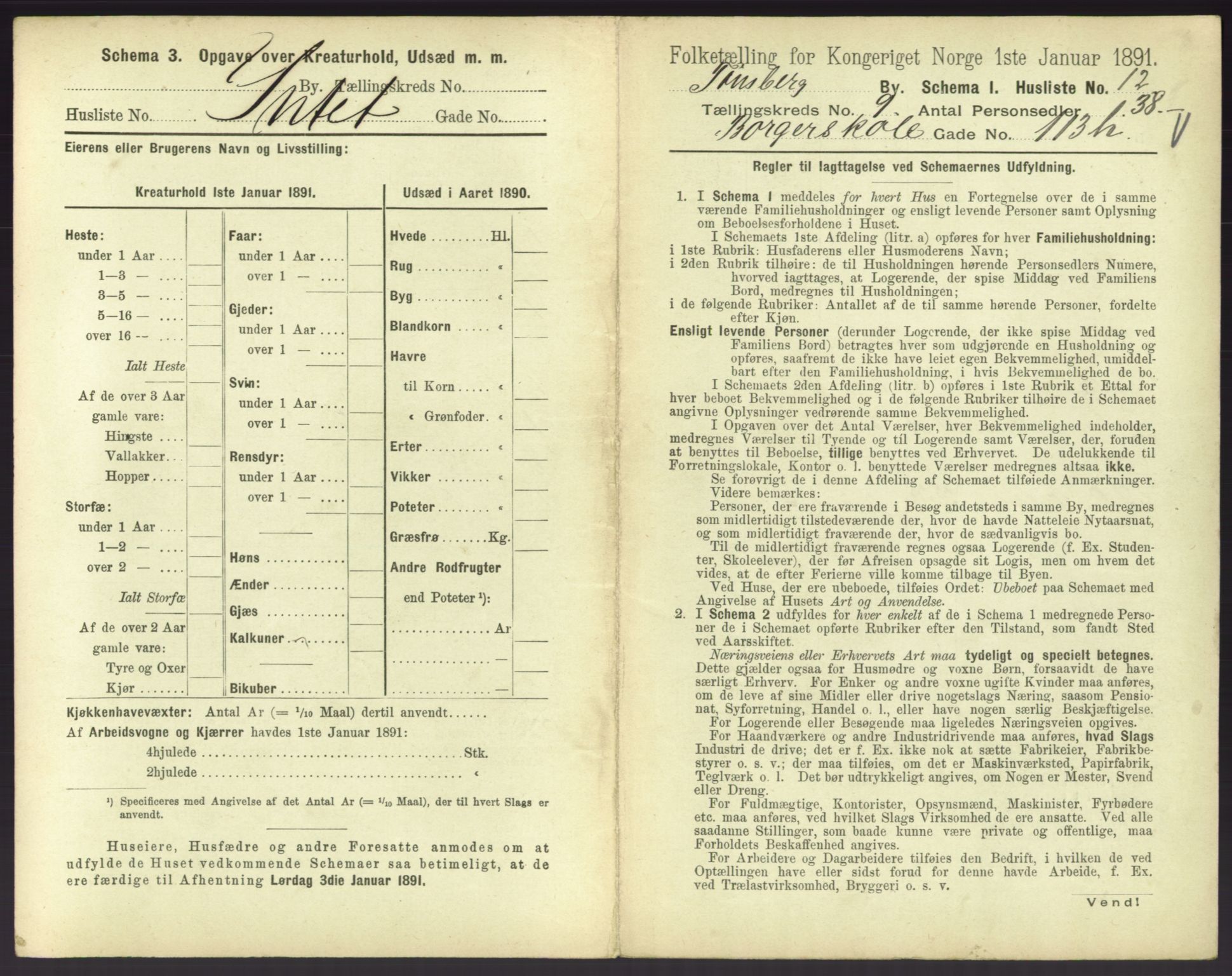 RA, 1891 census for 0705 Tønsberg, 1891, p. 384