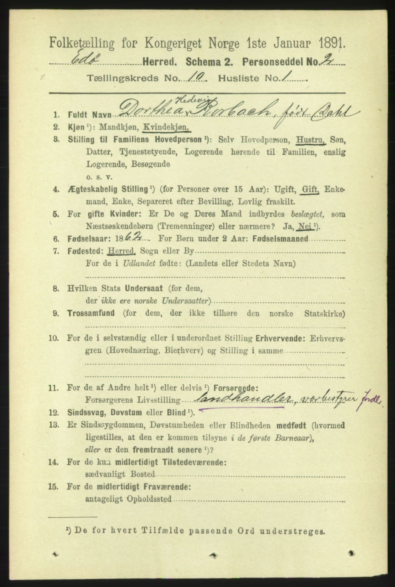 RA, 1891 census for 1573 Edøy, 1891, p. 2639