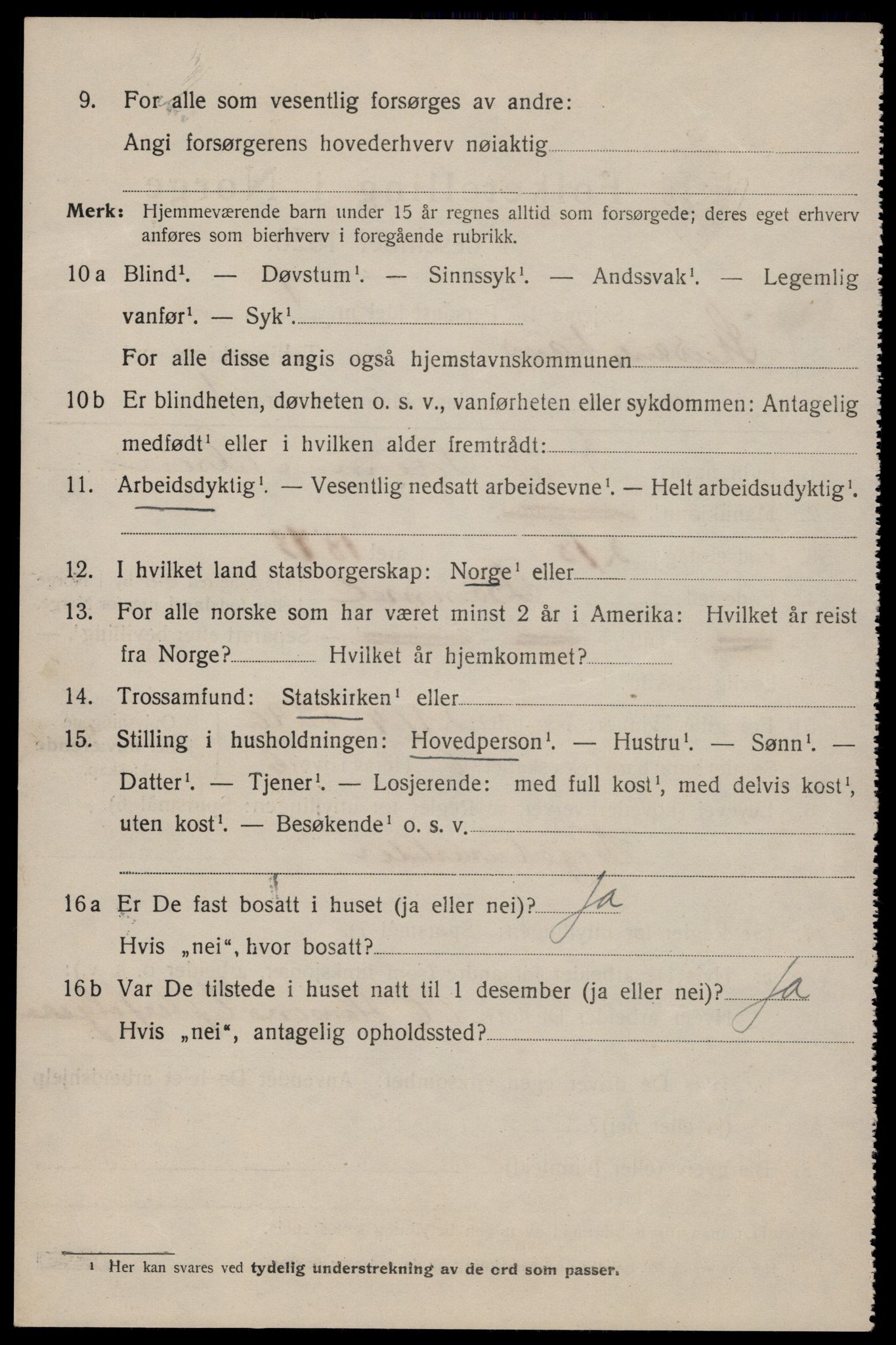 SAST, 1920 census for Skudeneshavn, 1920, p. 1401