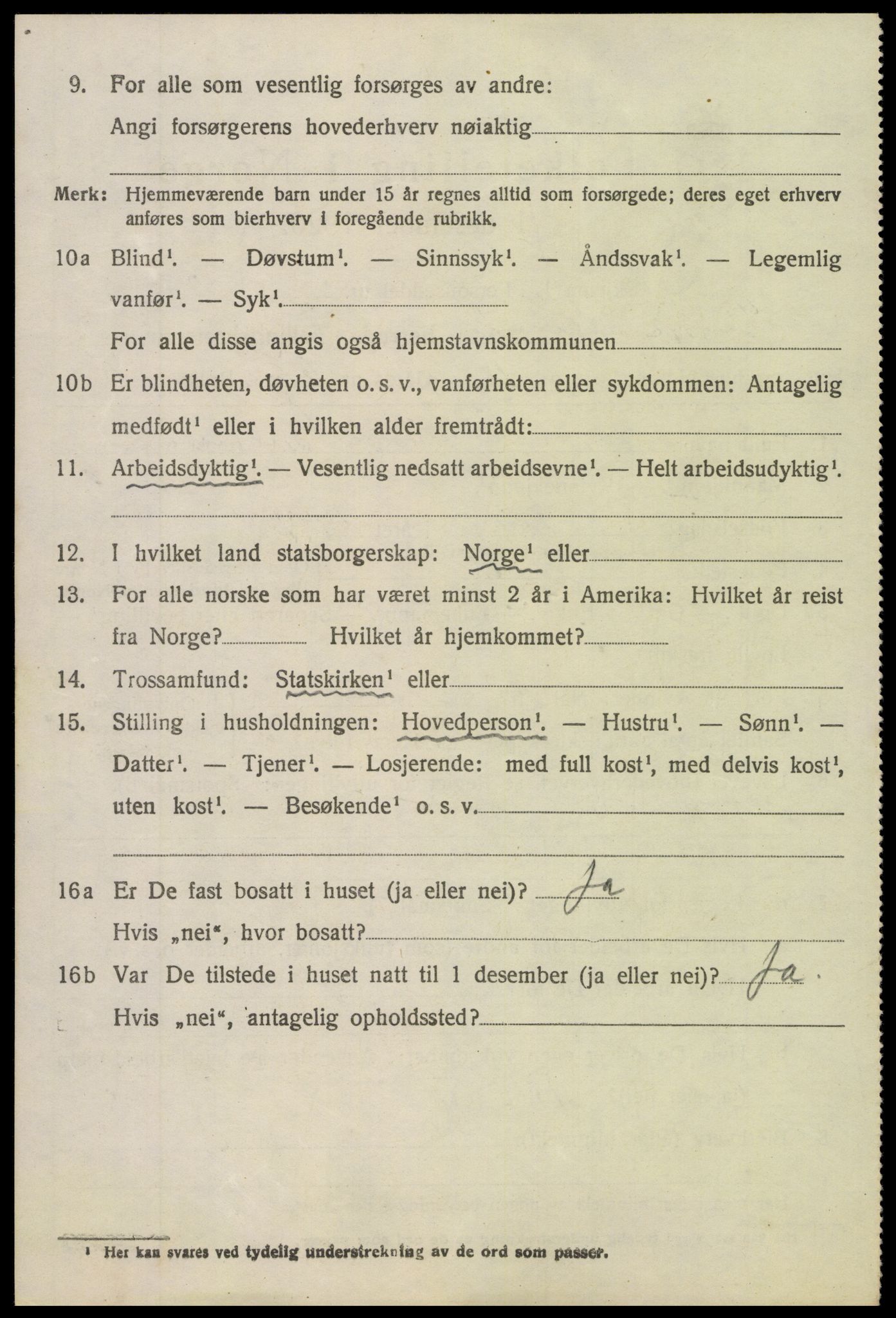 SAH, 1920 census for Søndre Land, 1920, p. 4270