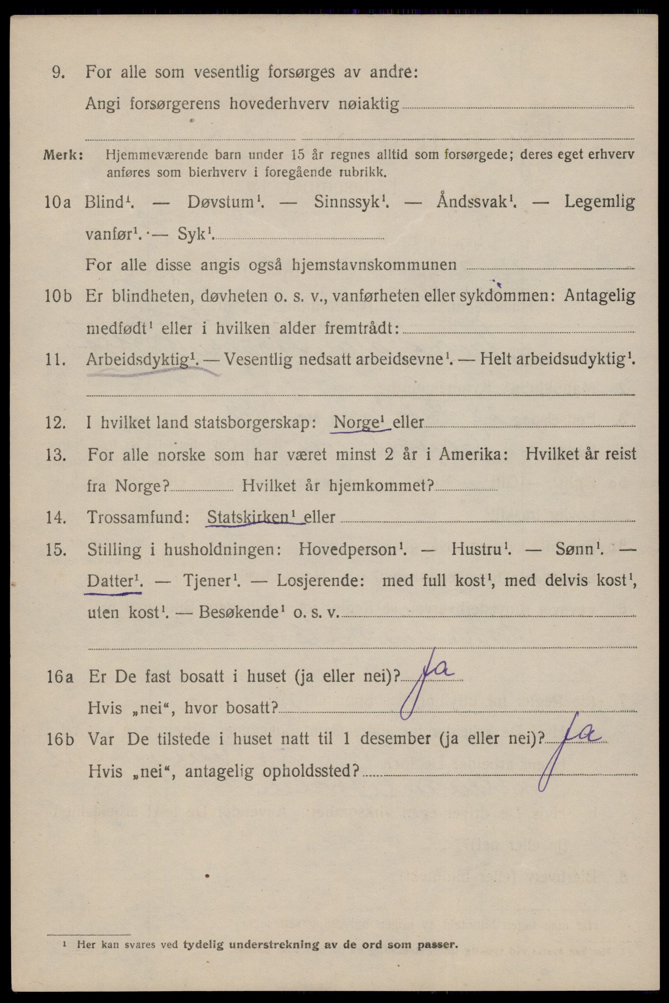 SAST, 1920 census for Haugesund, 1920, p. 20660