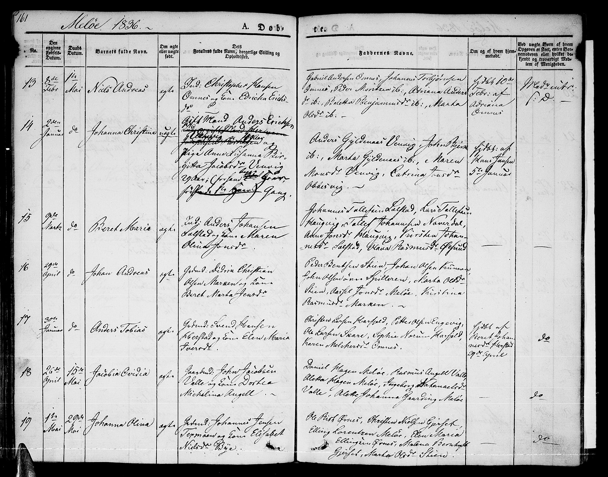 Ministerialprotokoller, klokkerbøker og fødselsregistre - Nordland, SAT/A-1459/841/L0598: Parish register (official) no. 841A06 /2, 1825-1844, p. 161
