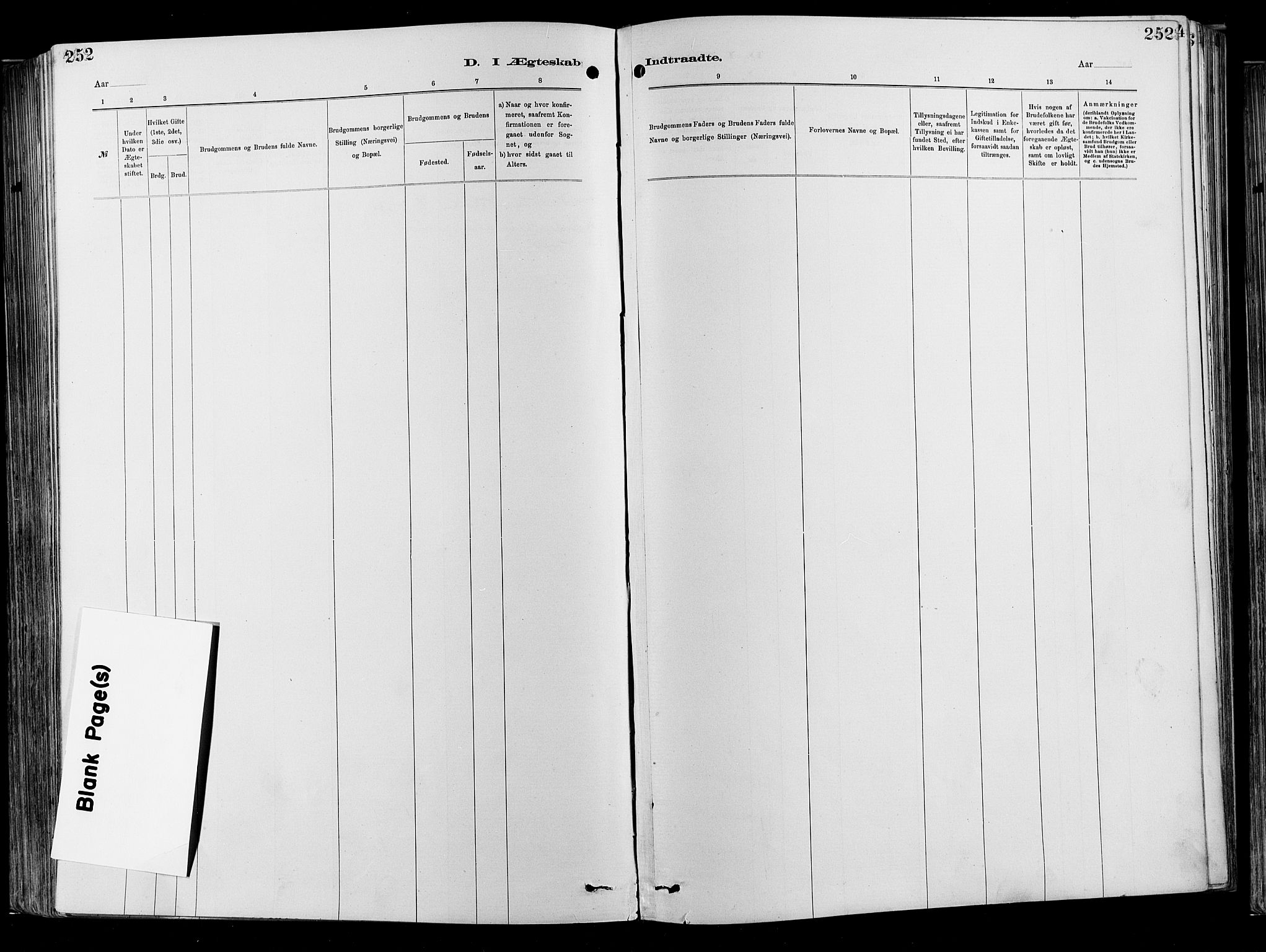 Garnisonsmenigheten Kirkebøker, AV/SAO-A-10846/F/Fa/L0012: Parish register (official) no. 12, 1880-1893, p. 252