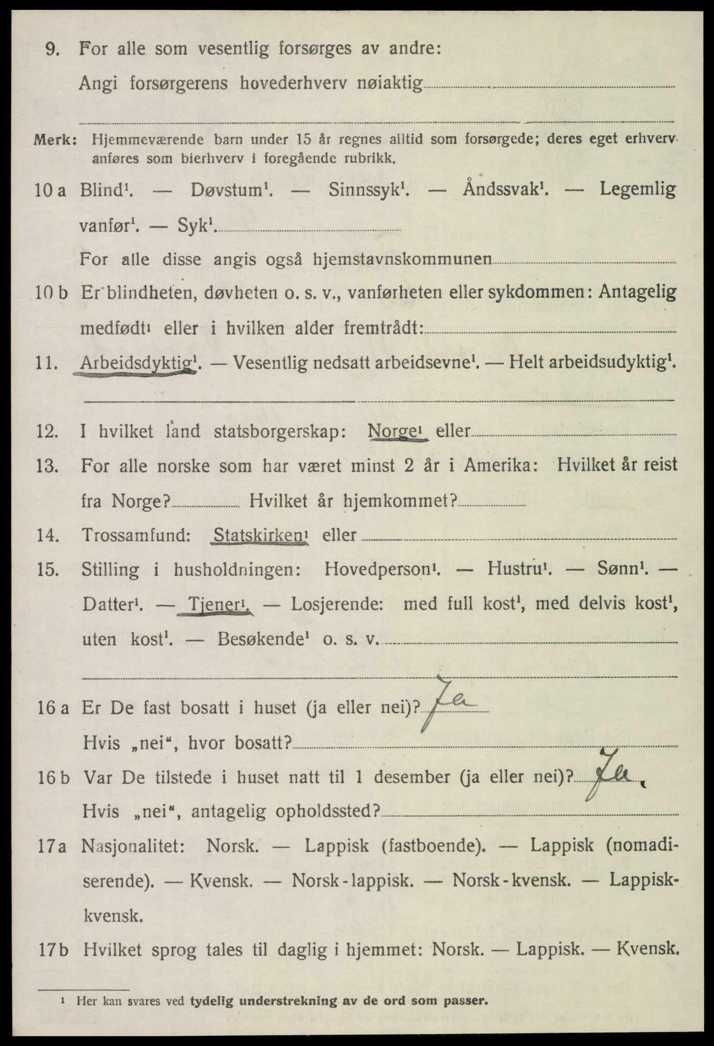 SAT, 1920 census for Frol, 1920, p. 2990