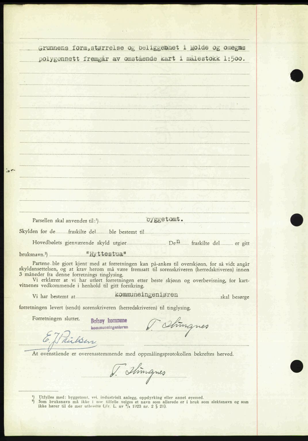 Romsdal sorenskriveri, SAT/A-4149/1/2/2C: Mortgage book no. A24, 1947-1947, Diary no: : 3107/1947
