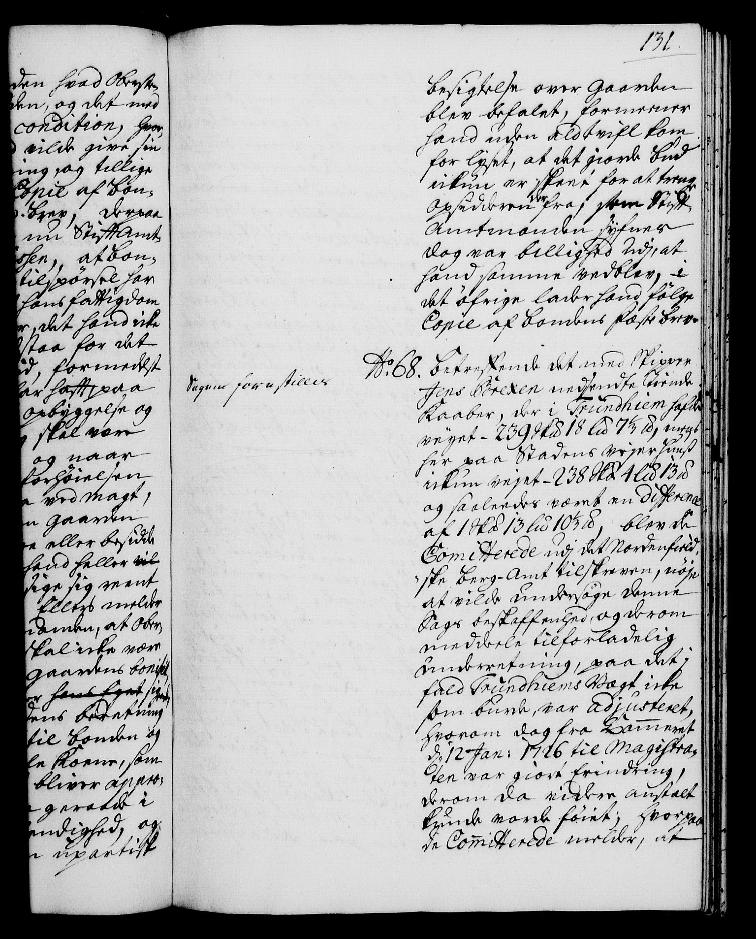 Rentekammeret, Kammerkanselliet, RA/EA-3111/G/Gh/Gha/L0019: Norsk ekstraktmemorialprotokoll (merket RK 53.64), 1736-1737, p. 131