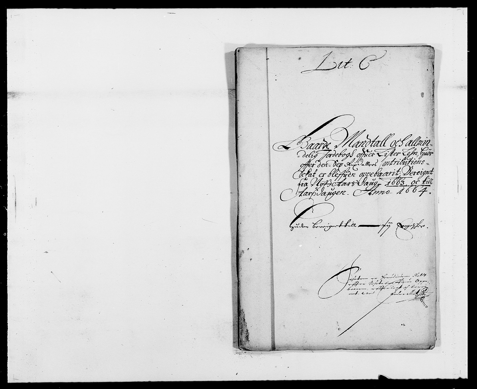 Rentekammeret inntil 1814, Reviderte regnskaper, Fogderegnskap, RA/EA-4092/R41/L2523: Fogderegnskap Lista, 1663-1664, p. 21
