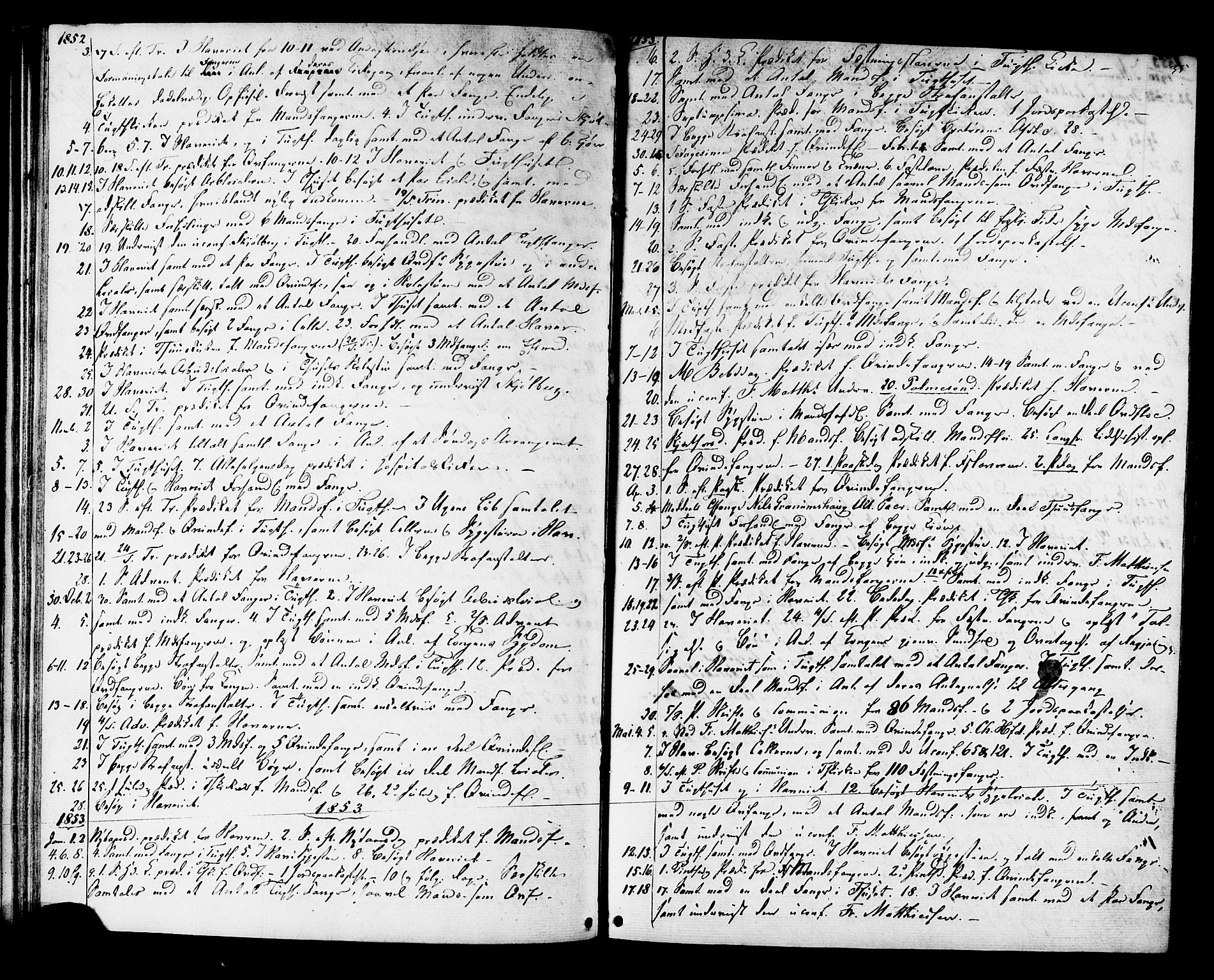 Ministerialprotokoller, klokkerbøker og fødselsregistre - Sør-Trøndelag, AV/SAT-A-1456/624/L0481: Parish register (official) no. 624A02, 1841-1869, p. 35