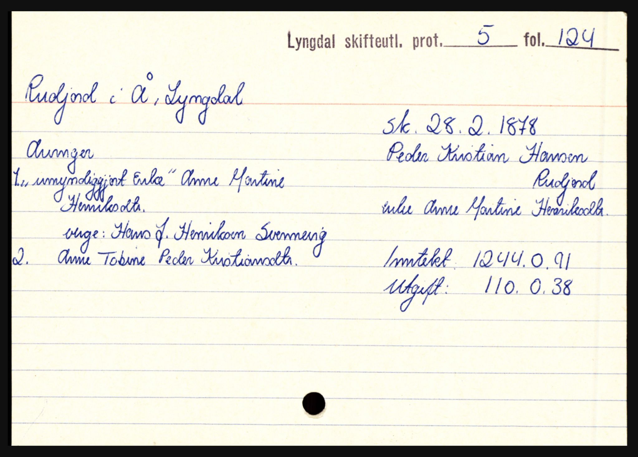 Lyngdal sorenskriveri, AV/SAK-1221-0004/H, p. 9119