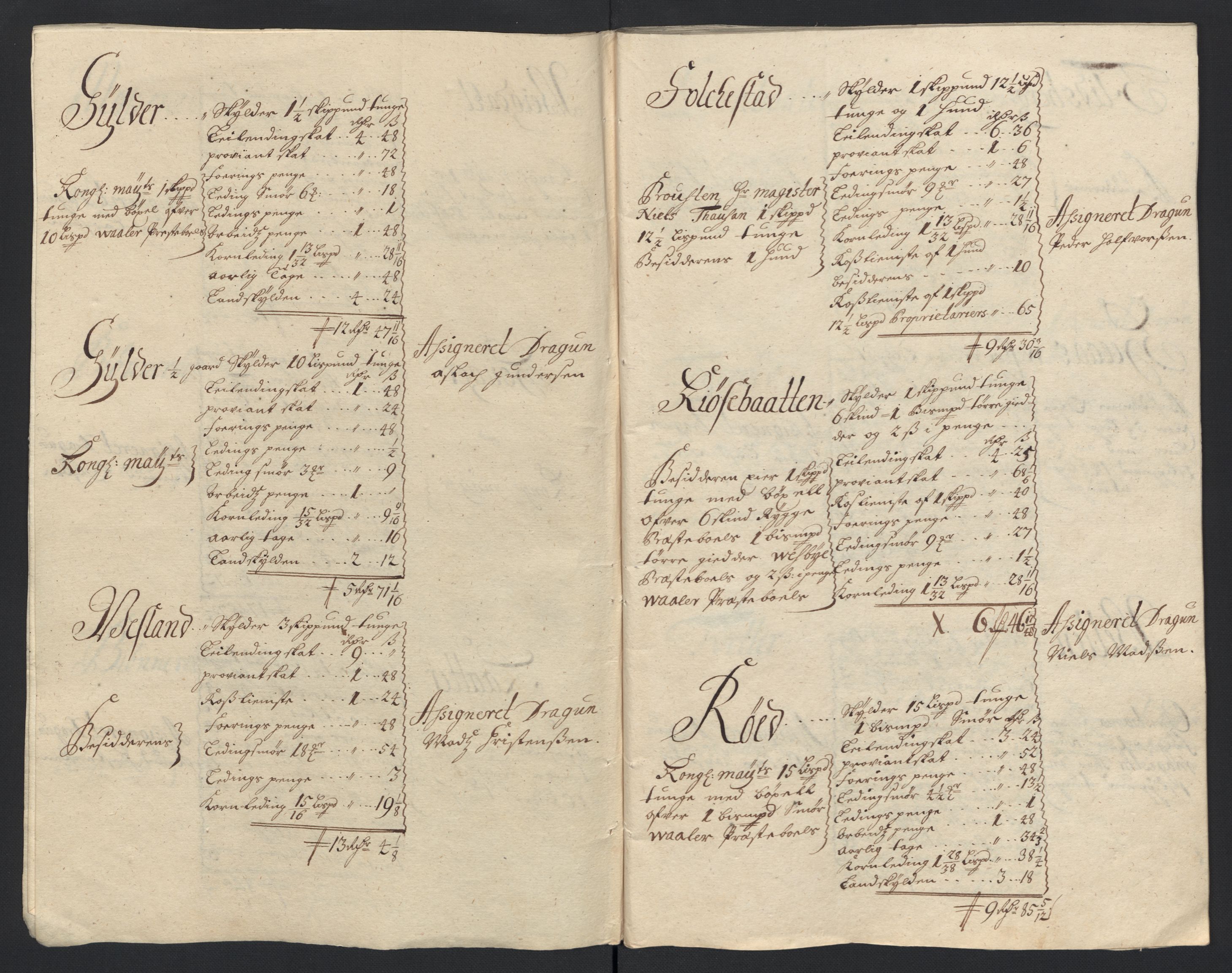 Rentekammeret inntil 1814, Reviderte regnskaper, Fogderegnskap, AV/RA-EA-4092/R04/L0133: Fogderegnskap Moss, Onsøy, Tune, Veme og Åbygge, 1705-1706, p. 68