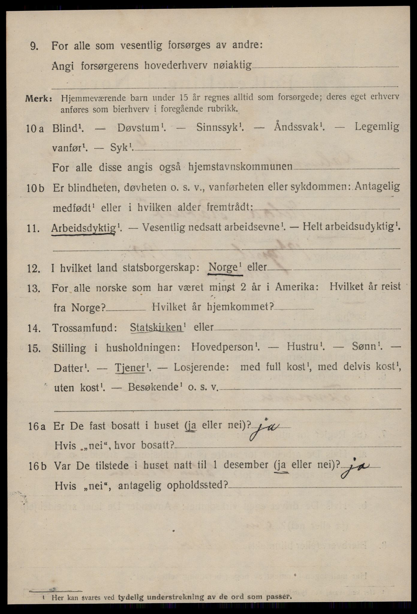 SAT, 1920 census for Ålesund, 1920, p. 23825