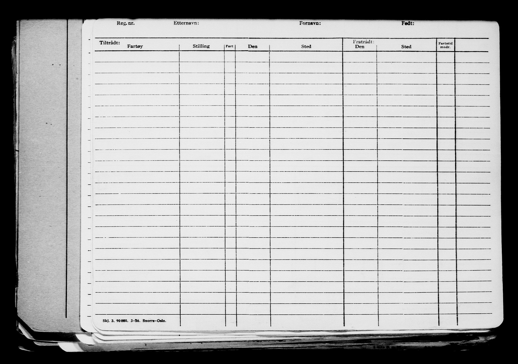 Direktoratet for sjømenn, RA/S-3545/G/Gb/L0136: Hovedkort, 1916, p. 85