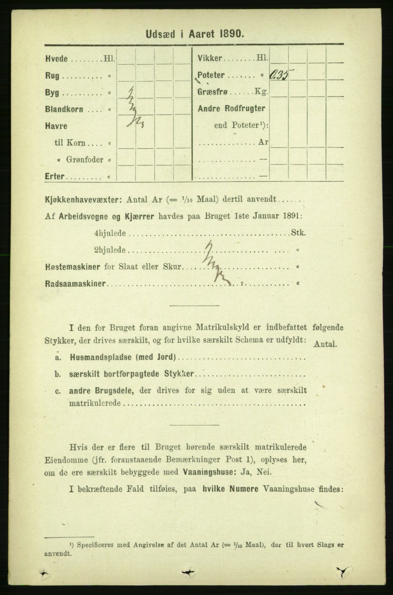 RA, 1891 census for 1727 Beitstad, 1891, p. 6602