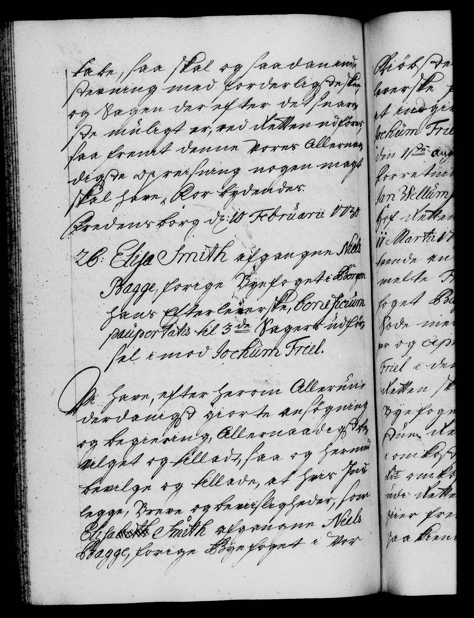 Danske Kanselli 1572-1799, AV/RA-EA-3023/F/Fc/Fca/Fcaa/L0026: Norske registre, 1729-1730, p. 328b