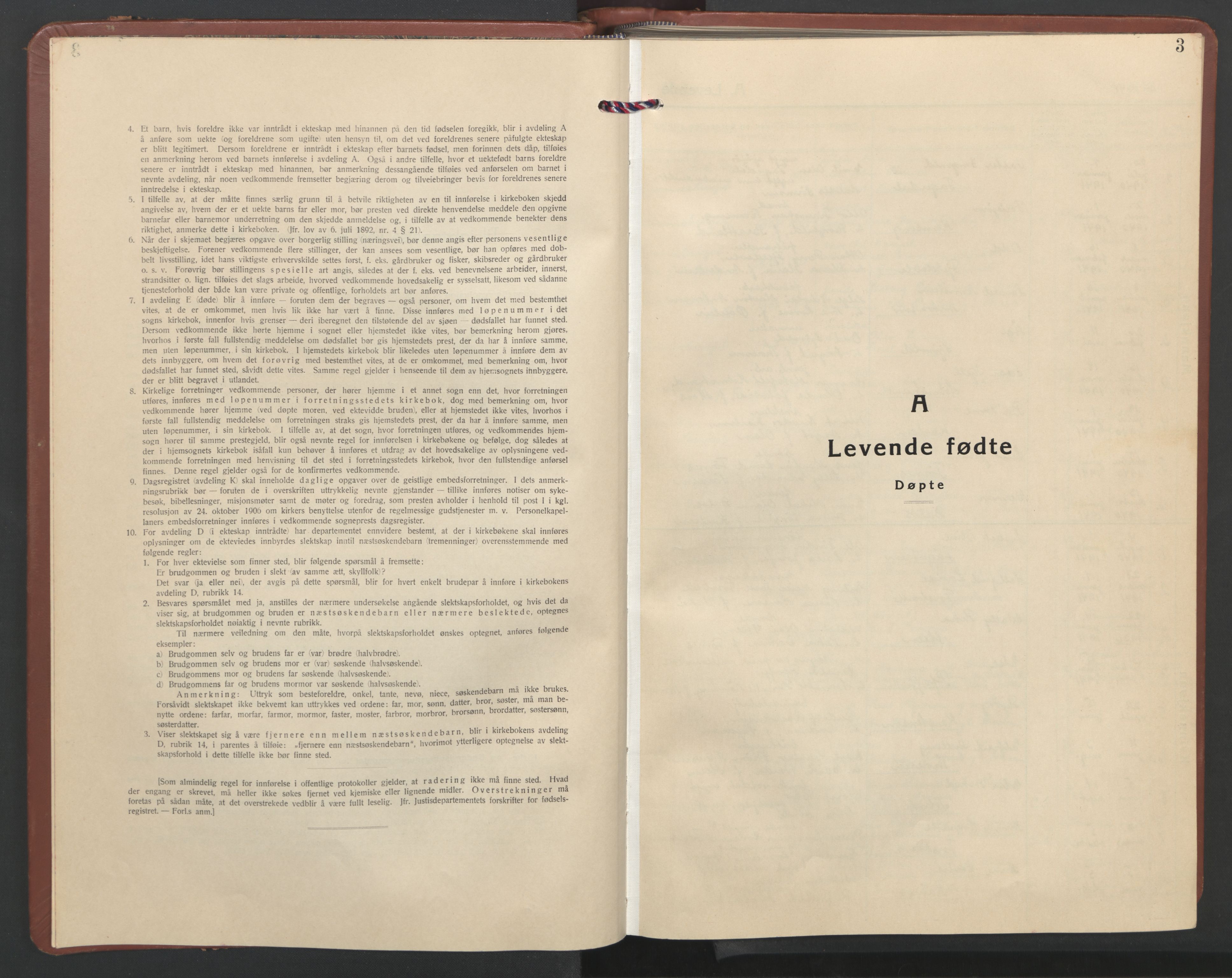 Ministerialprotokoller, klokkerbøker og fødselsregistre - Nordland, SAT/A-1459/825/L0374: Parish register (copy) no. 825C11, 1941-1957, p. 3