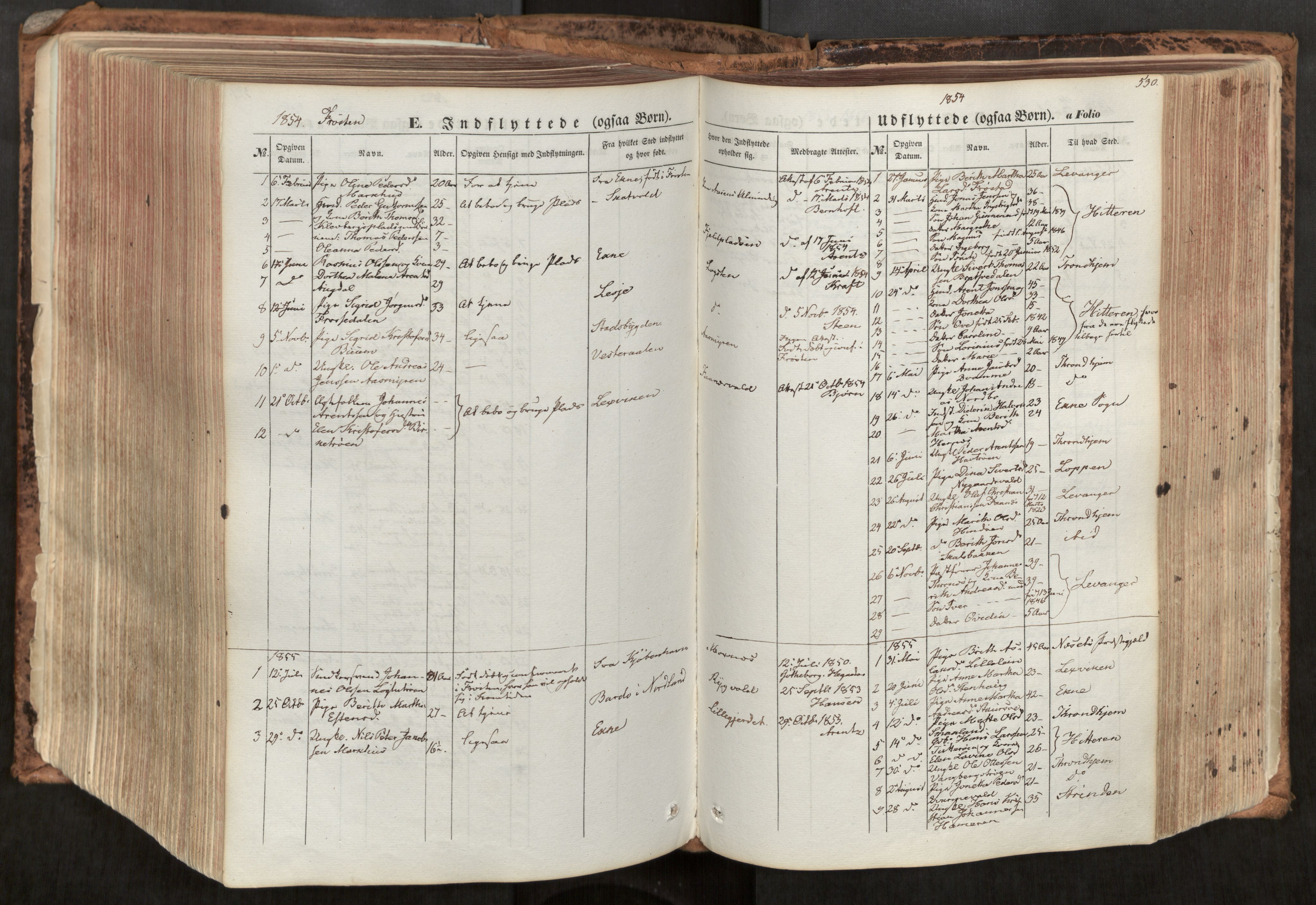 Ministerialprotokoller, klokkerbøker og fødselsregistre - Nord-Trøndelag, SAT/A-1458/713/L0116: Parish register (official) no. 713A07, 1850-1877, p. 530