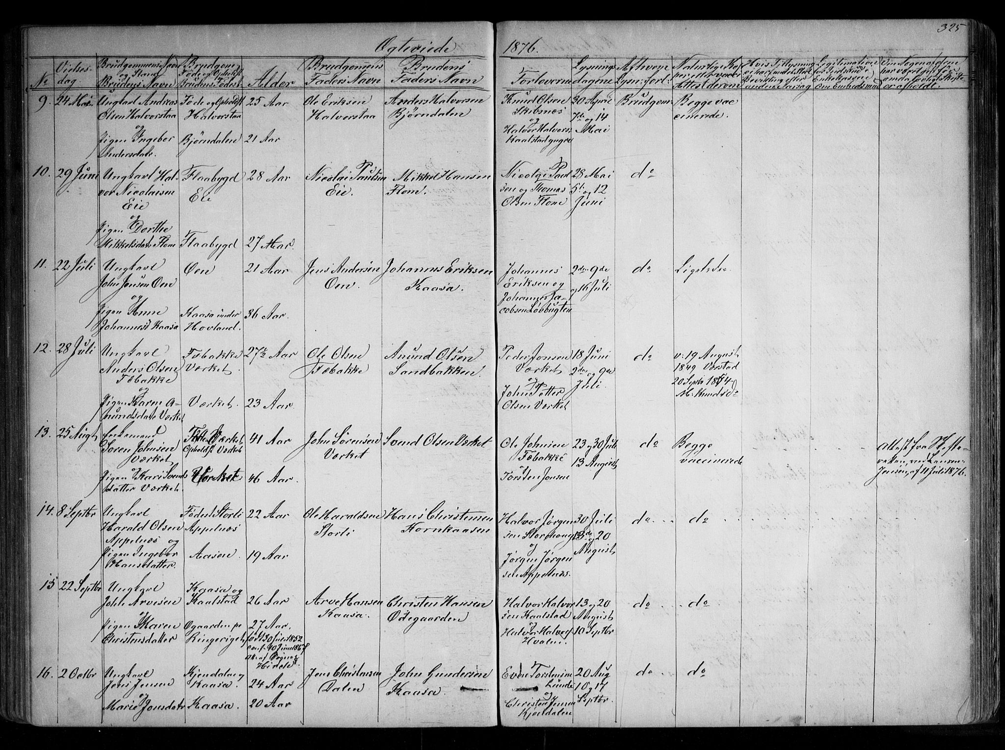 Holla kirkebøker, SAKO/A-272/G/Ga/L0004: Parish register (copy) no. I 4, 1867-1890, p. 325