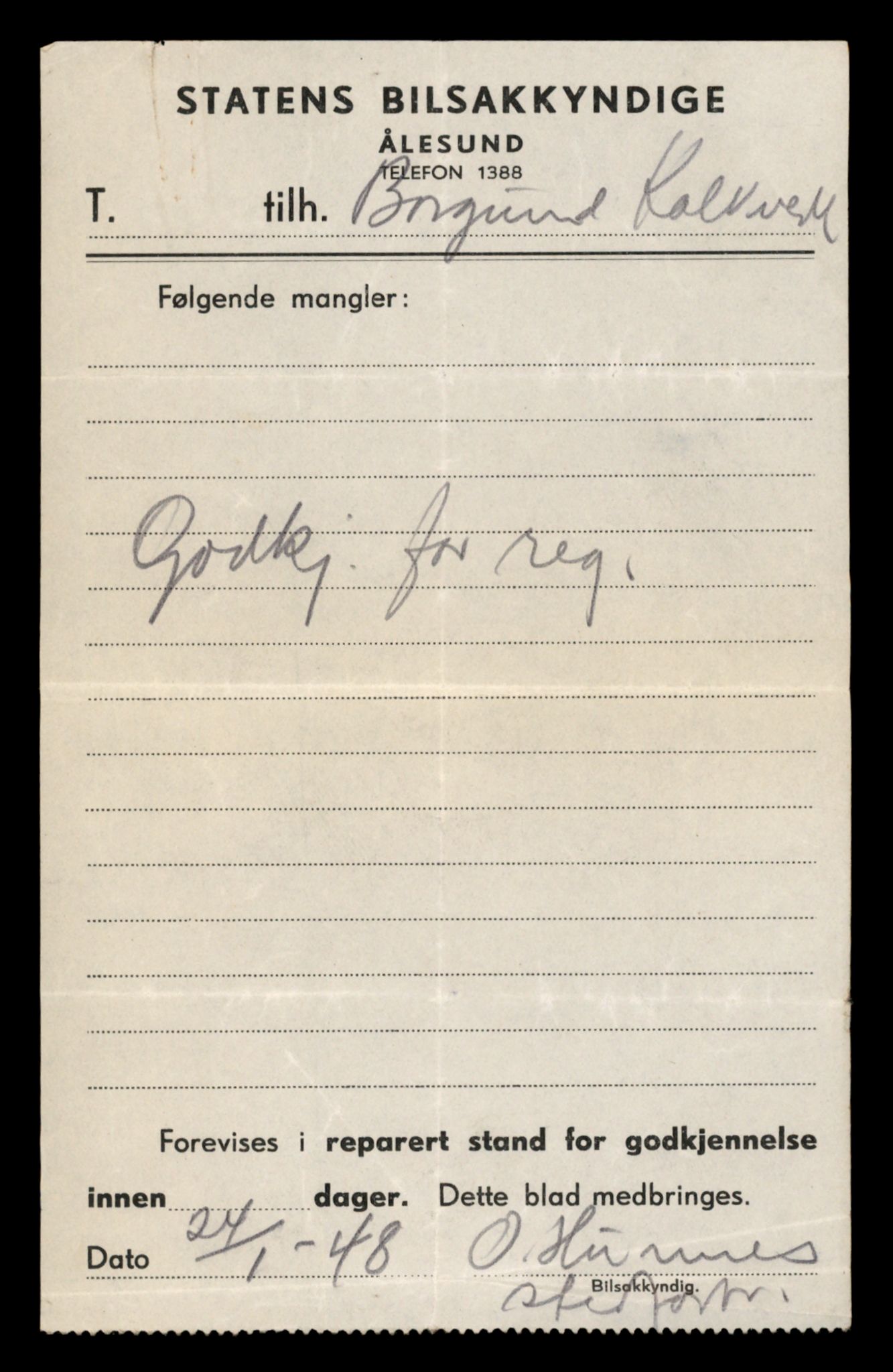 Møre og Romsdal vegkontor - Ålesund trafikkstasjon, AV/SAT-A-4099/F/Fe/L0035: Registreringskort for kjøretøy T 12653 - T 12829, 1927-1998, p. 1206