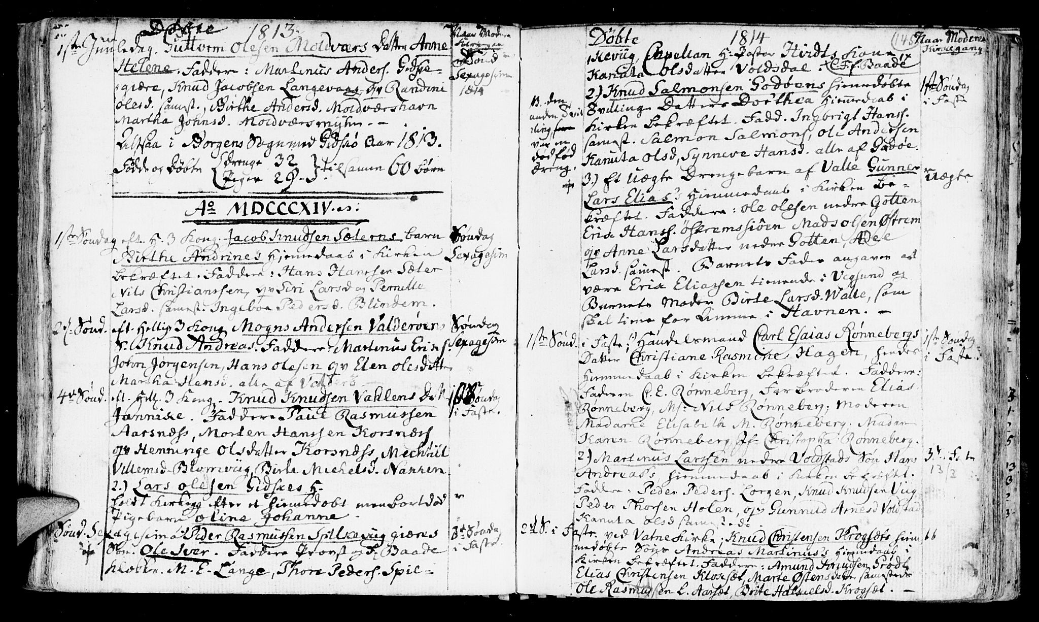Ministerialprotokoller, klokkerbøker og fødselsregistre - Møre og Romsdal, AV/SAT-A-1454/528/L0394: Parish register (official) no. 528A05, 1801-1826, p. 145