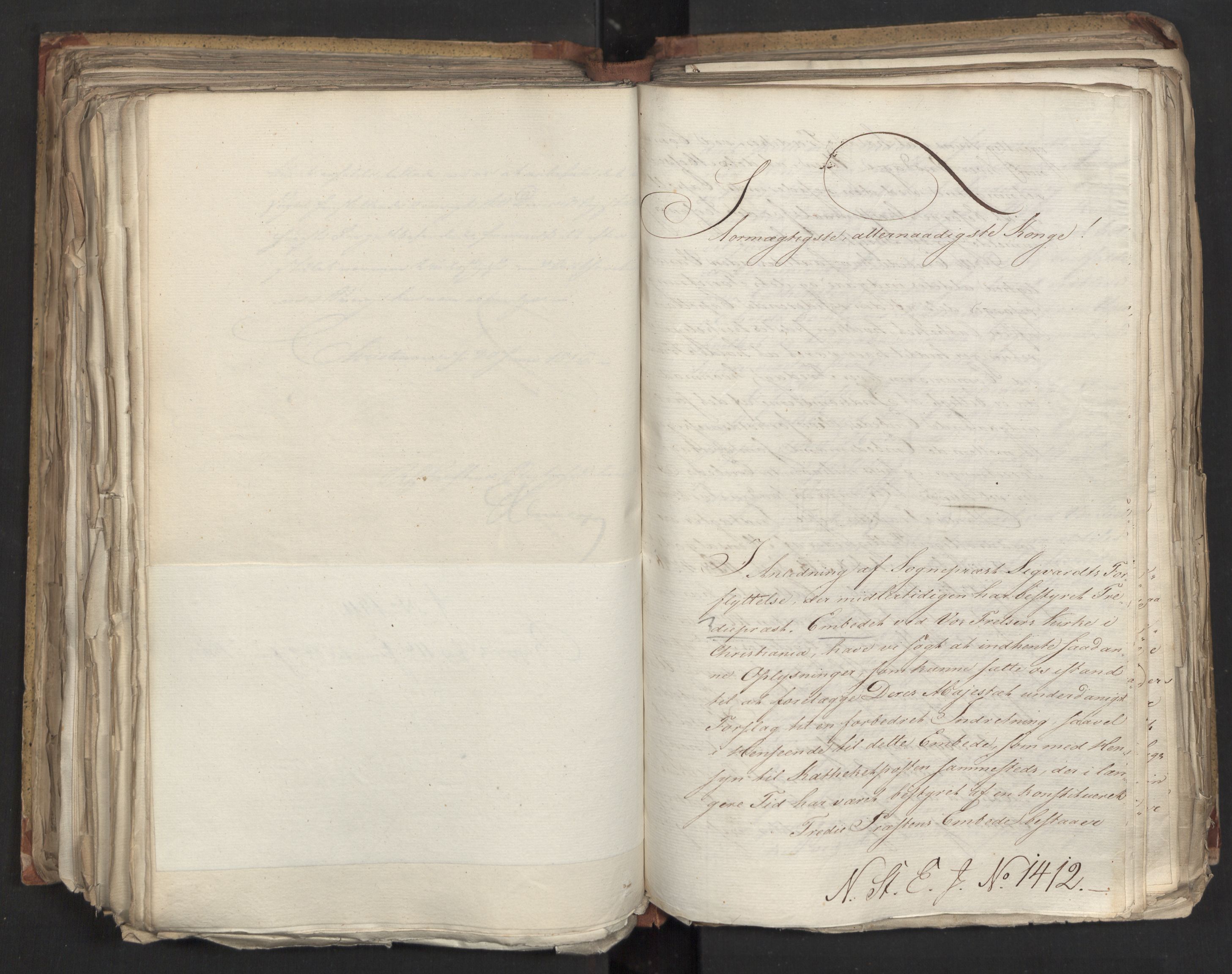 Statsrådsavdelingen i Stockholm, AV/RA-S-1003/D/Da/L0006: Regjeringsinnstillinger nr. 1247-1544, 1816, p. 318