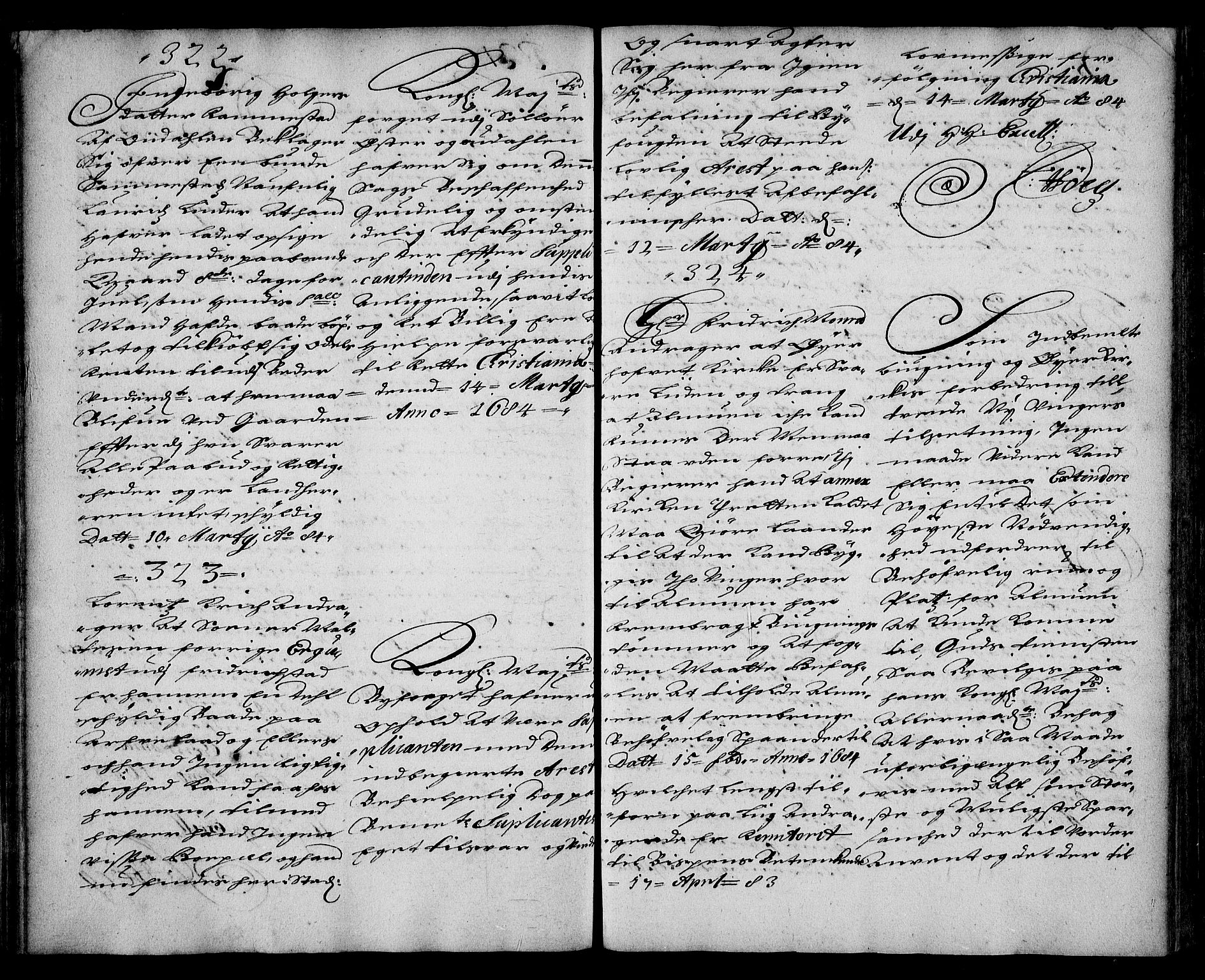 Stattholderembetet 1572-1771, AV/RA-EA-2870/Ae/L0001: Supplikasjons- og resolusjonsprotokoll, 1683-1684