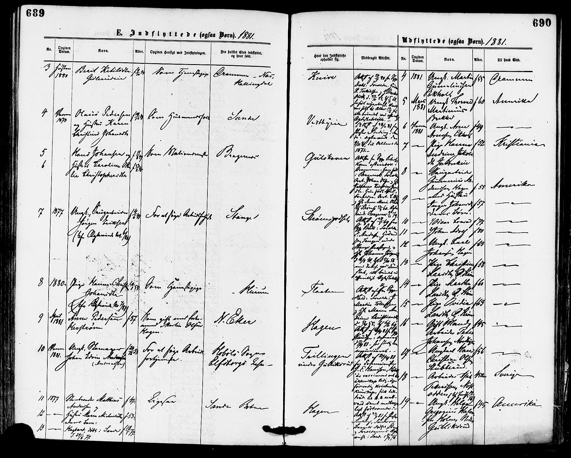 Skoger kirkebøker, AV/SAKO-A-59/F/Fa/L0005: Parish register (official) no. I 5, 1873-1884, p. 689-690