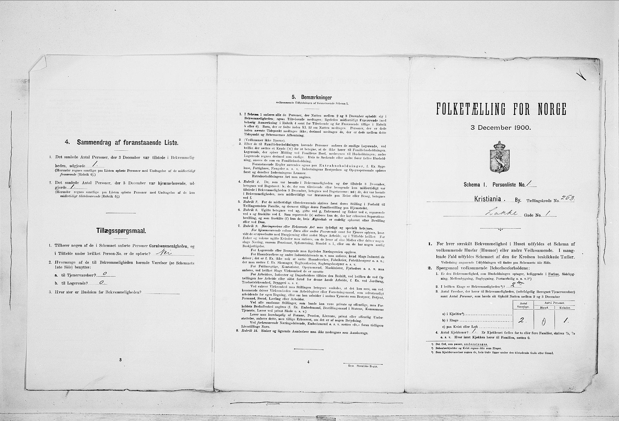 SAO, 1900 census for Kristiania, 1900, p. 50222