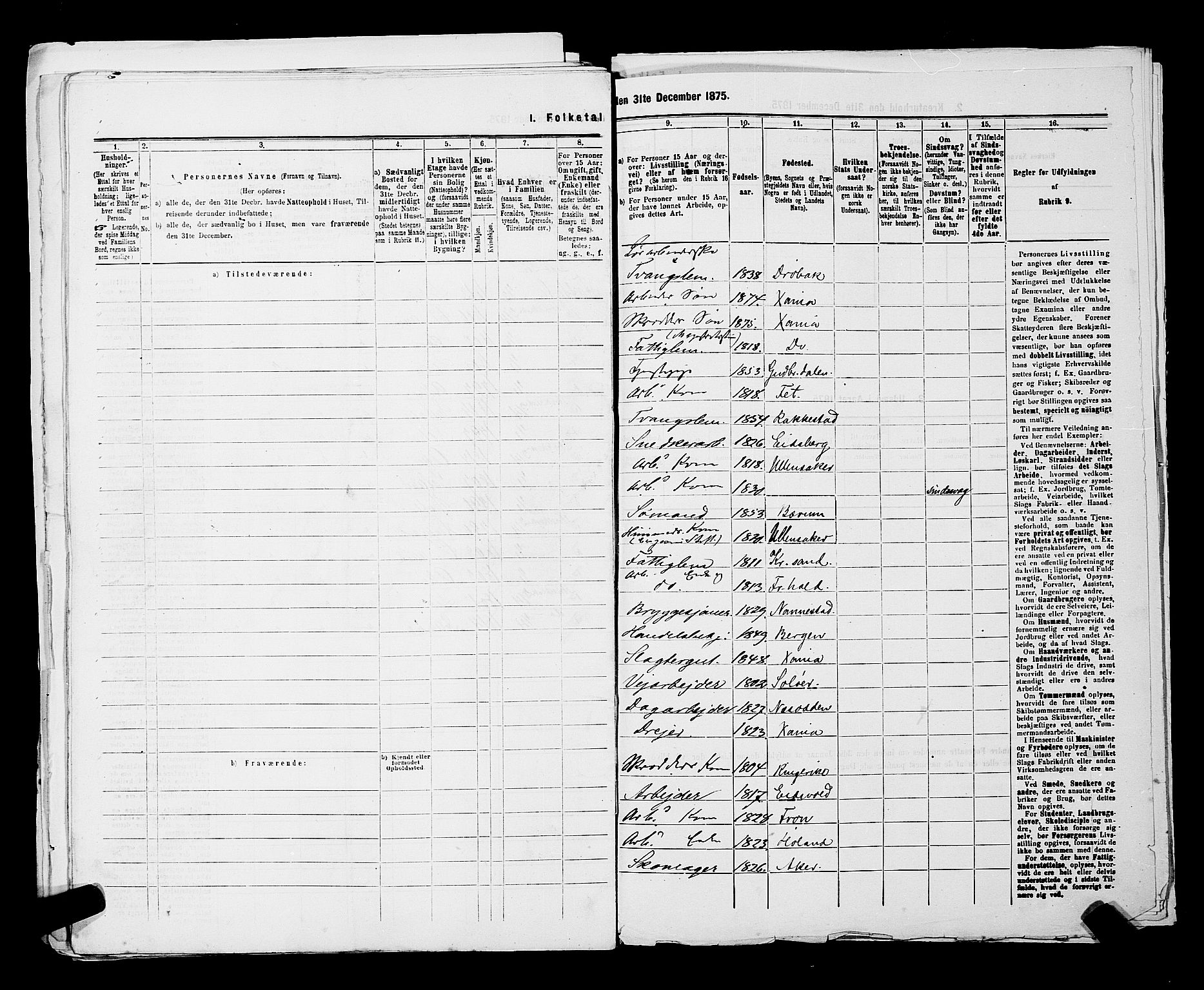 RA, 1875 census for 0301 Kristiania, 1875, p. 1596