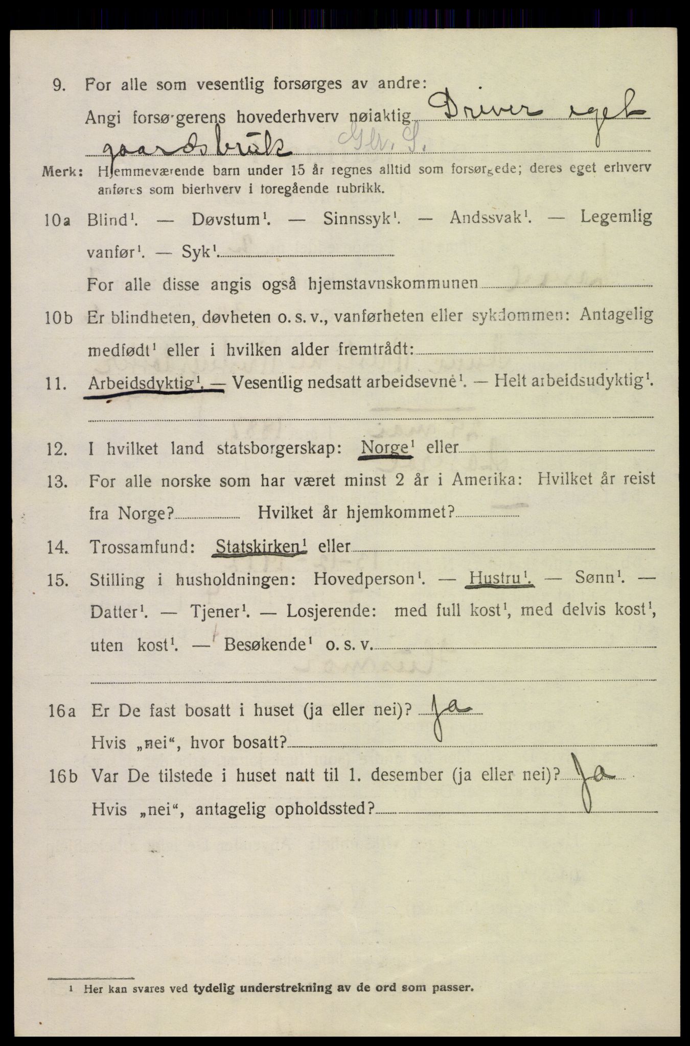 SAK, 1920 census for Åseral, 1920, p. 775