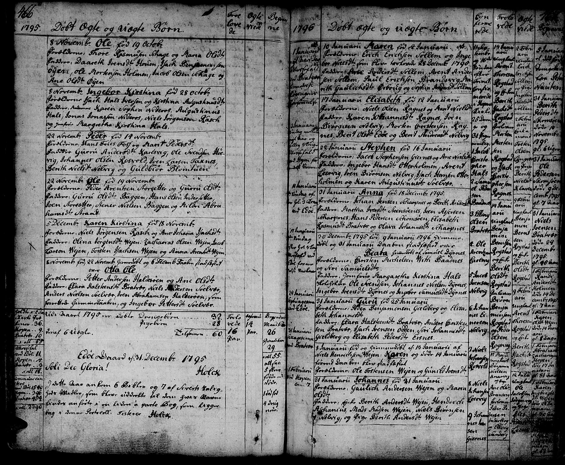 Ministerialprotokoller, klokkerbøker og fødselsregistre - Møre og Romsdal, SAT/A-1454/581/L0932: Parish register (official) no. 581A02, 1767-1823, p. 466-467
