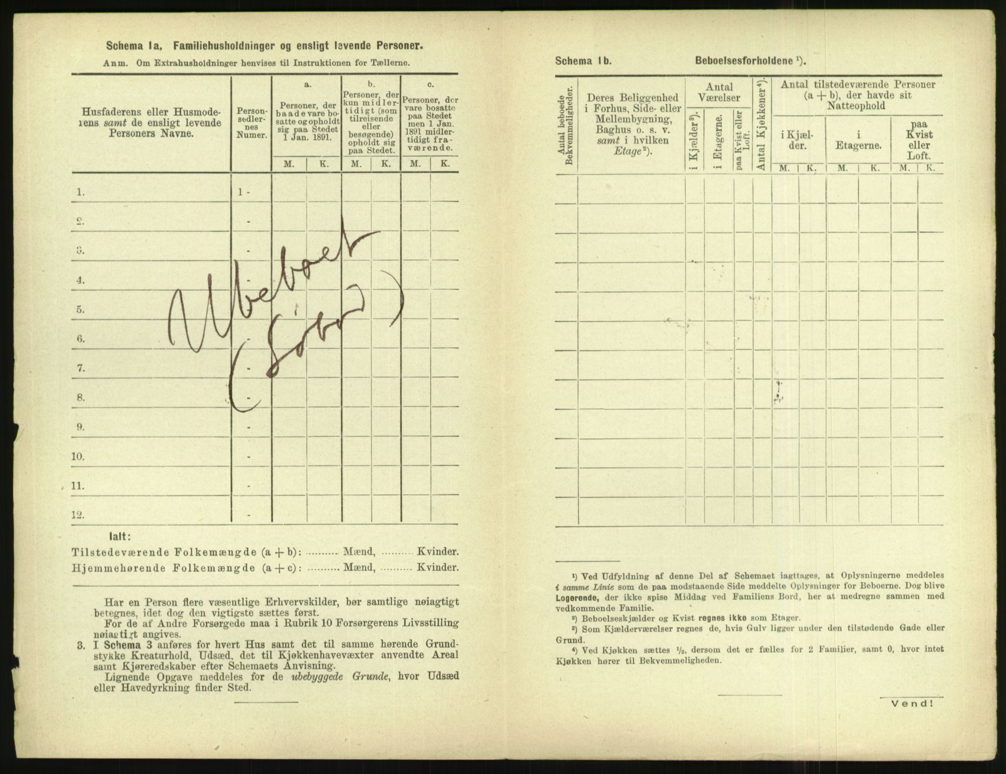 RA, 1891 census for 1004 Flekkefjord, 1891, p. 95