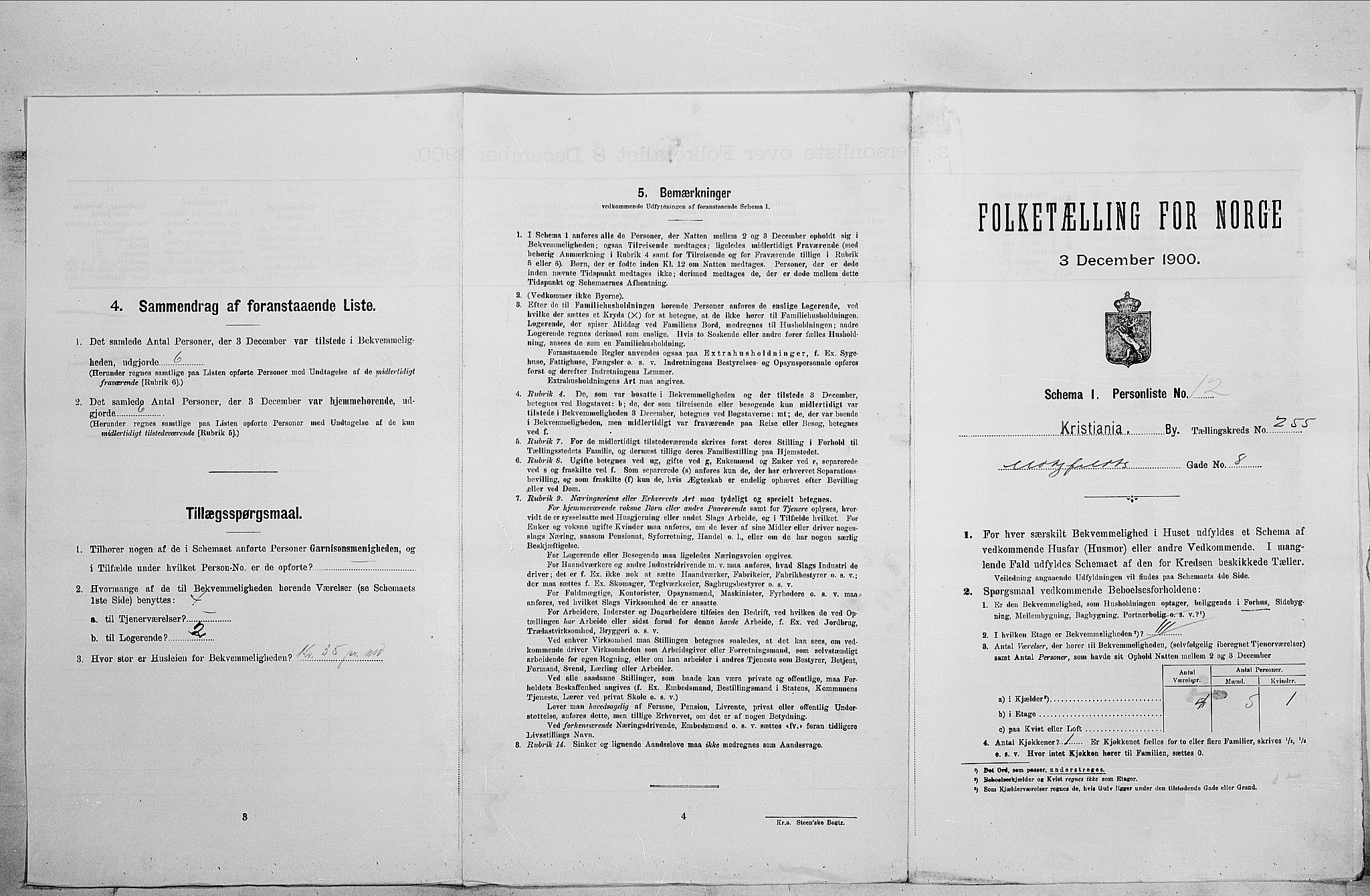 SAO, 1900 census for Kristiania, 1900, p. 59733