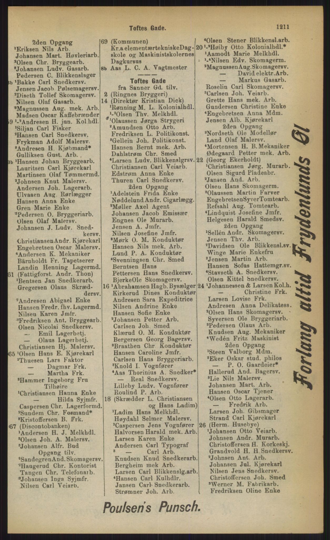 Kristiania/Oslo adressebok, PUBL/-, 1903, p. 1211