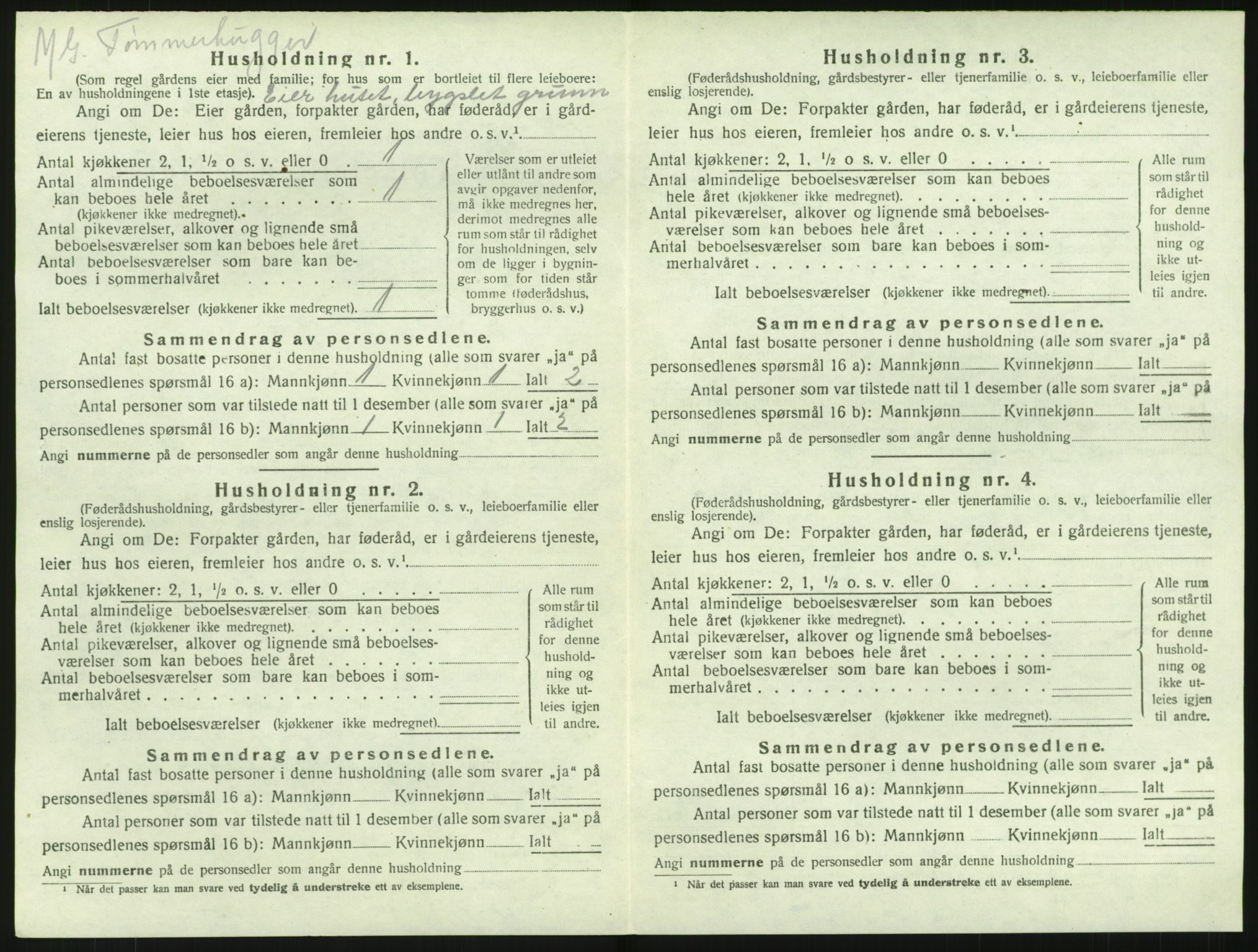 SAKO, 1920 census for Lardal, 1920, p. 62