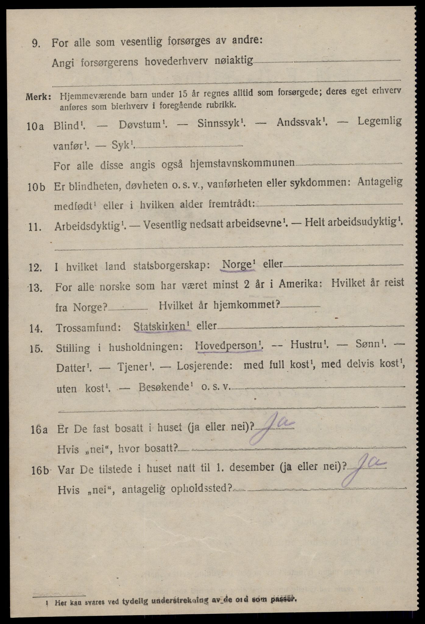 SAT, 1920 census for Aukra, 1920, p. 3278