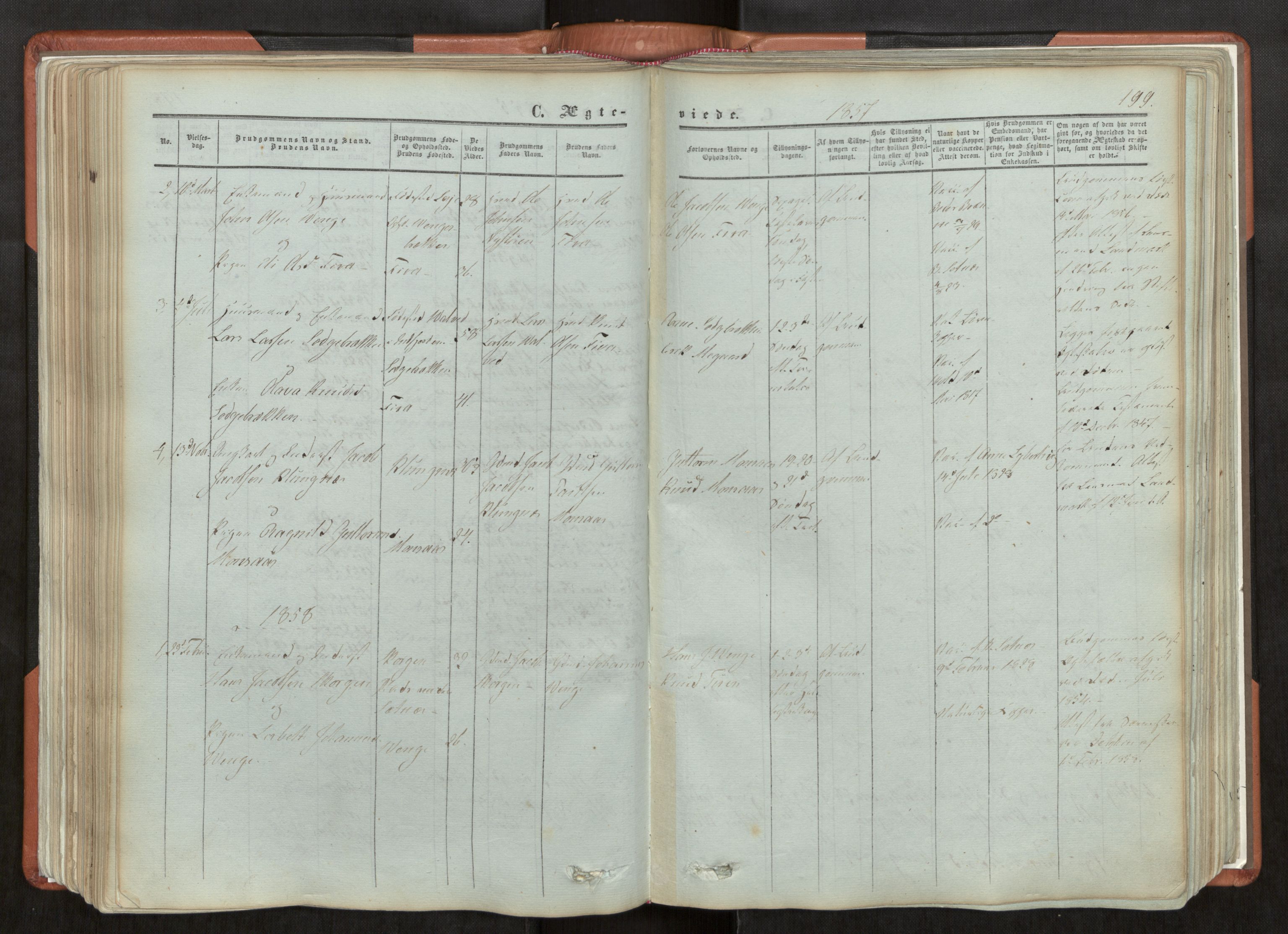 Ministerialprotokoller, klokkerbøker og fødselsregistre - Møre og Romsdal, AV/SAT-A-1454/544/L0572: Parish register (official) no. 544A05, 1854-1886, p. 199