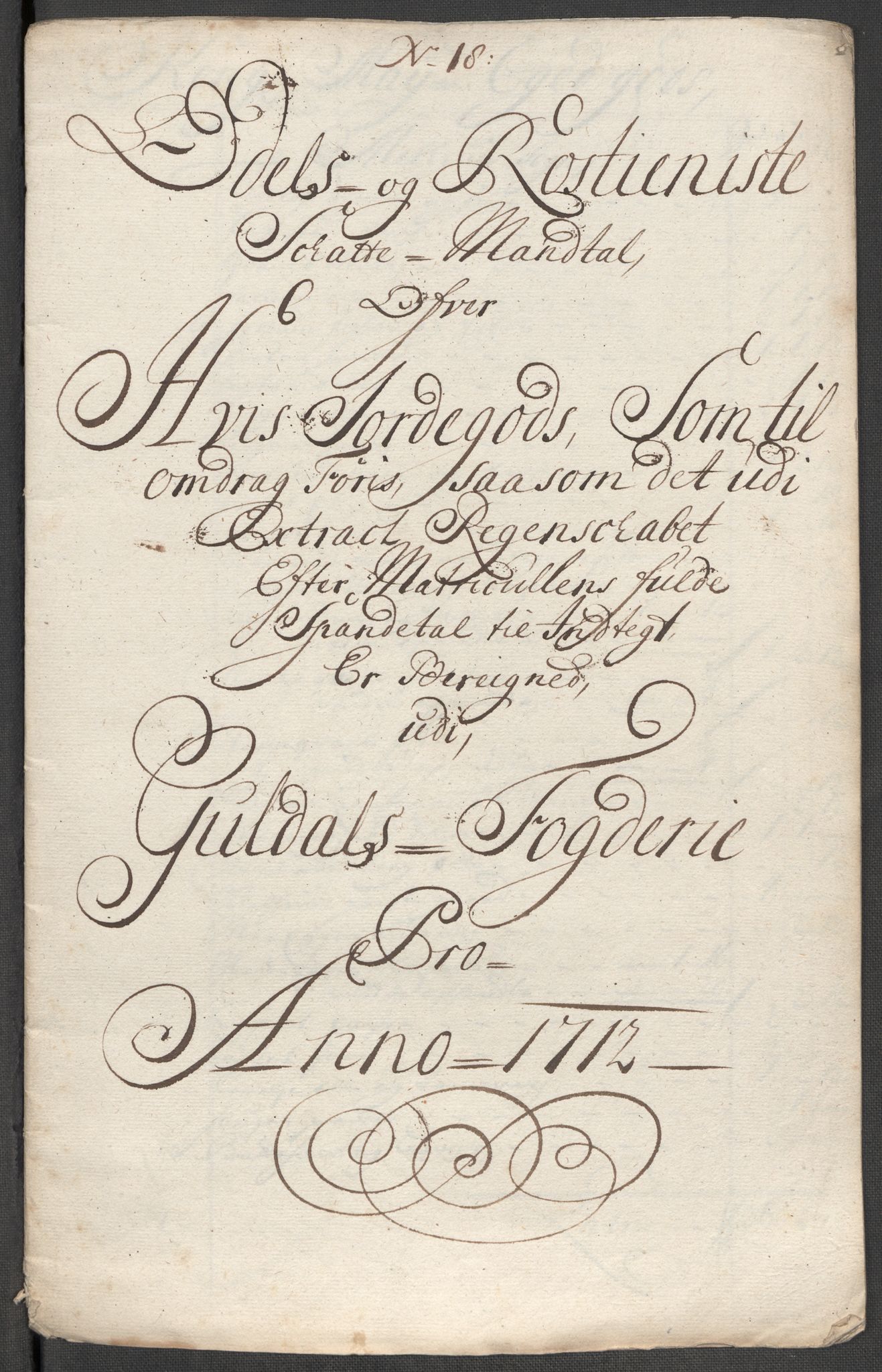 Rentekammeret inntil 1814, Reviderte regnskaper, Fogderegnskap, AV/RA-EA-4092/R60/L3963: Fogderegnskap Orkdal og Gauldal, 1712, p. 487