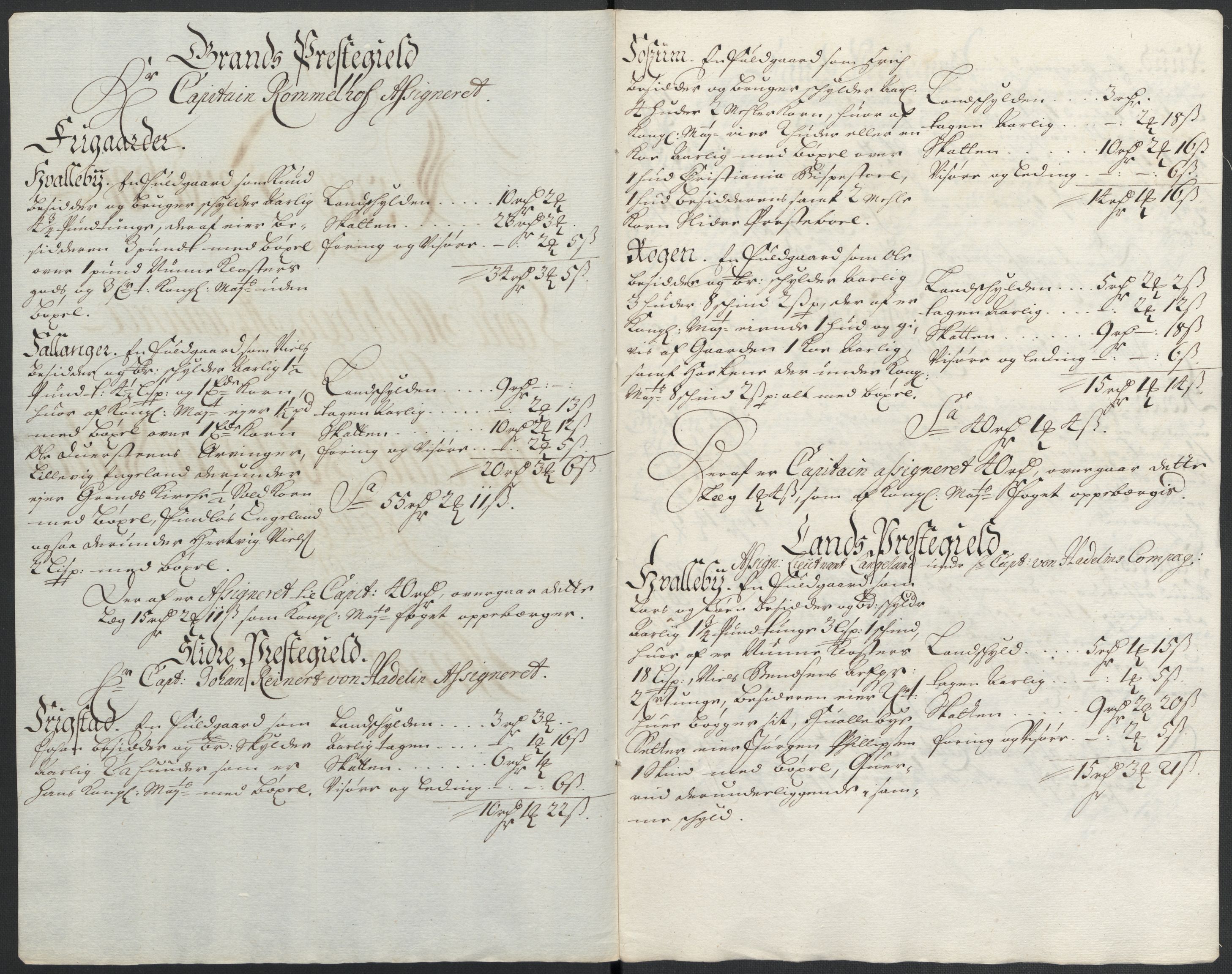 Rentekammeret inntil 1814, Reviderte regnskaper, Fogderegnskap, RA/EA-4092/R18/L1296: Fogderegnskap Hadeland, Toten og Valdres, 1698, p. 205